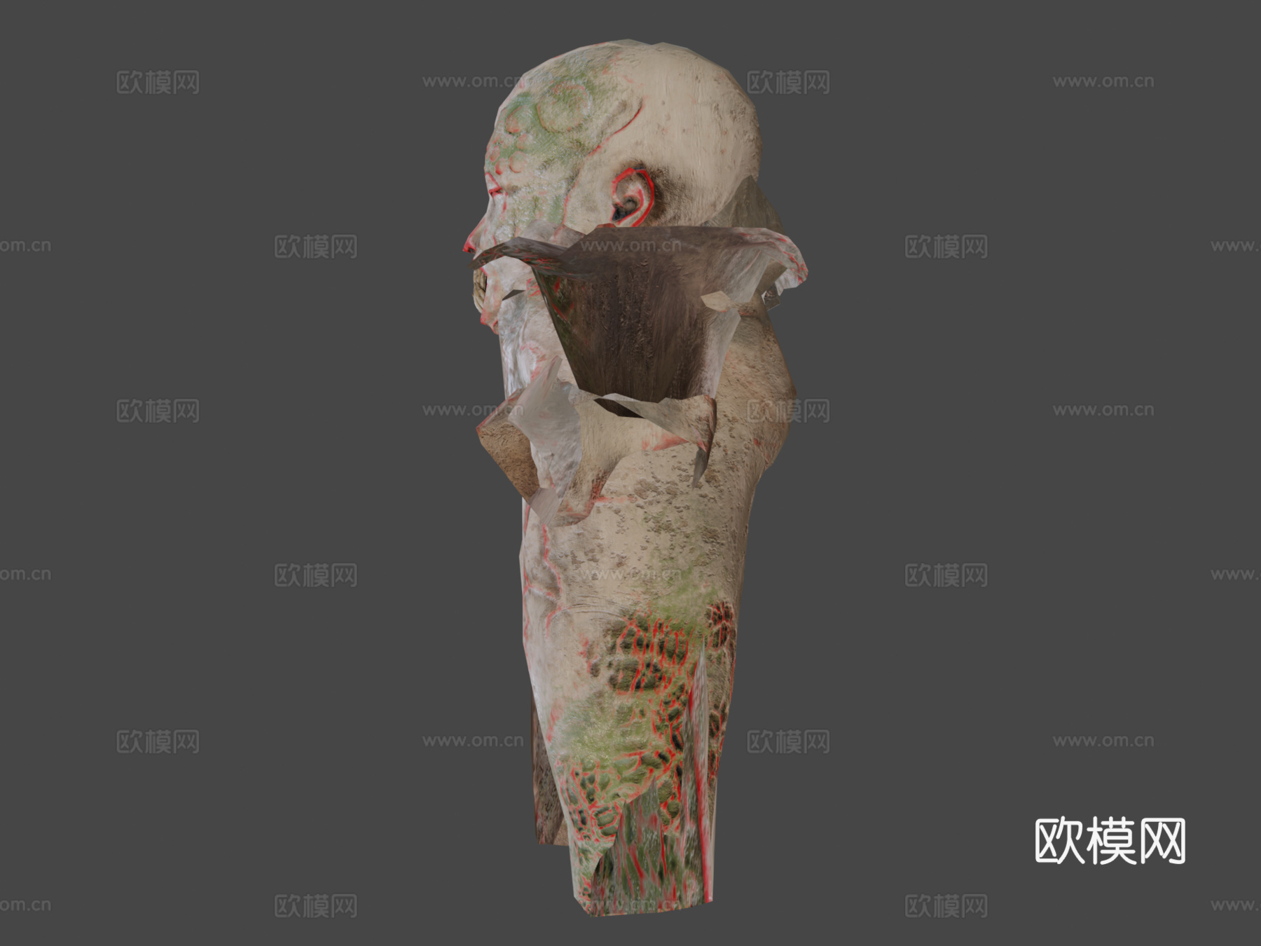 僵尸怪物杀手死灵体3d模型