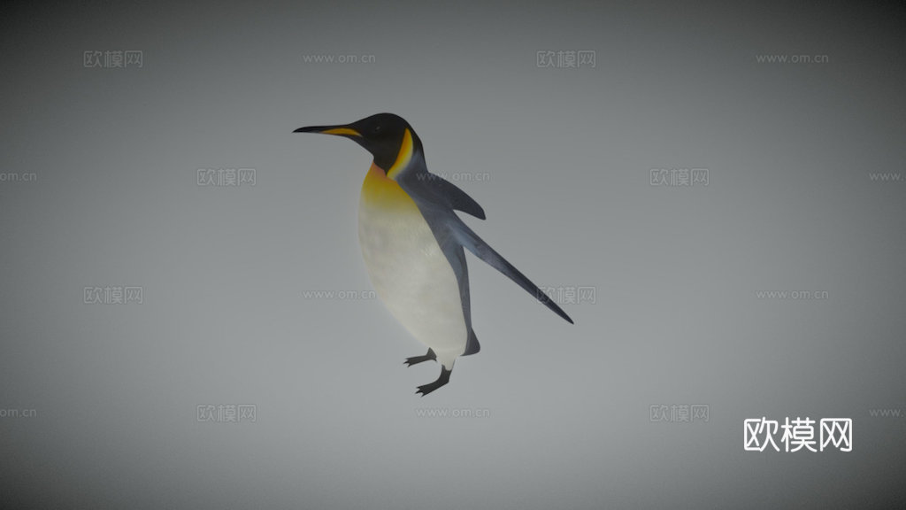 帝企鹅3d模型