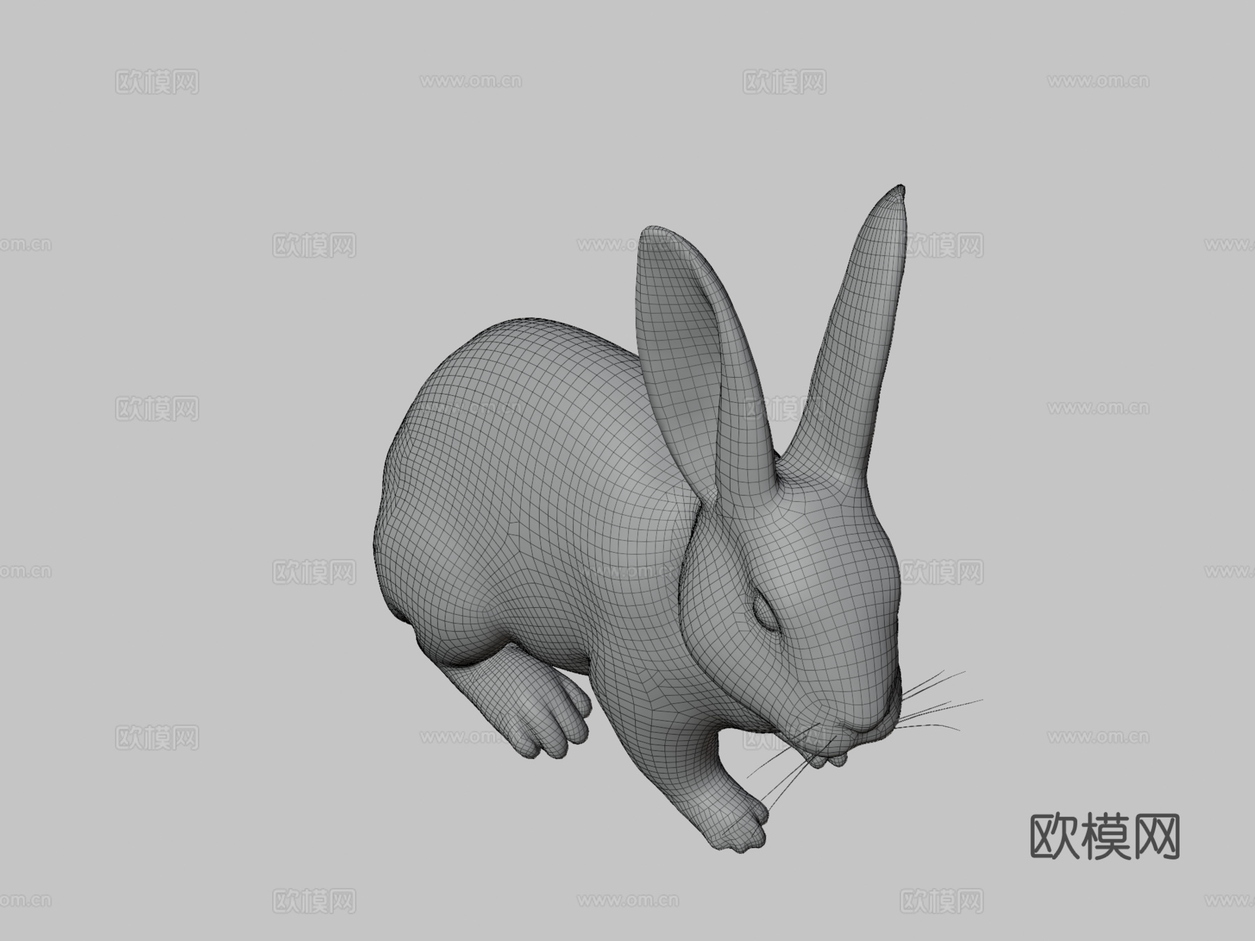 兔子3d模型