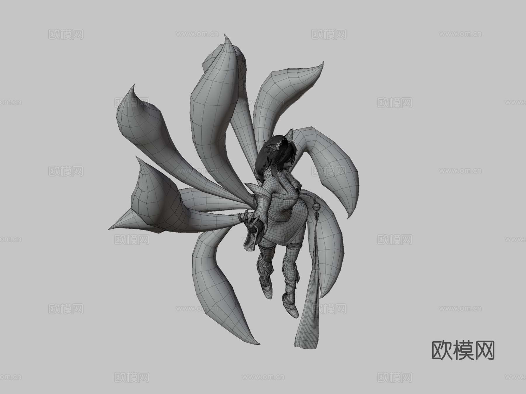 九尾狐阿狸3d模型