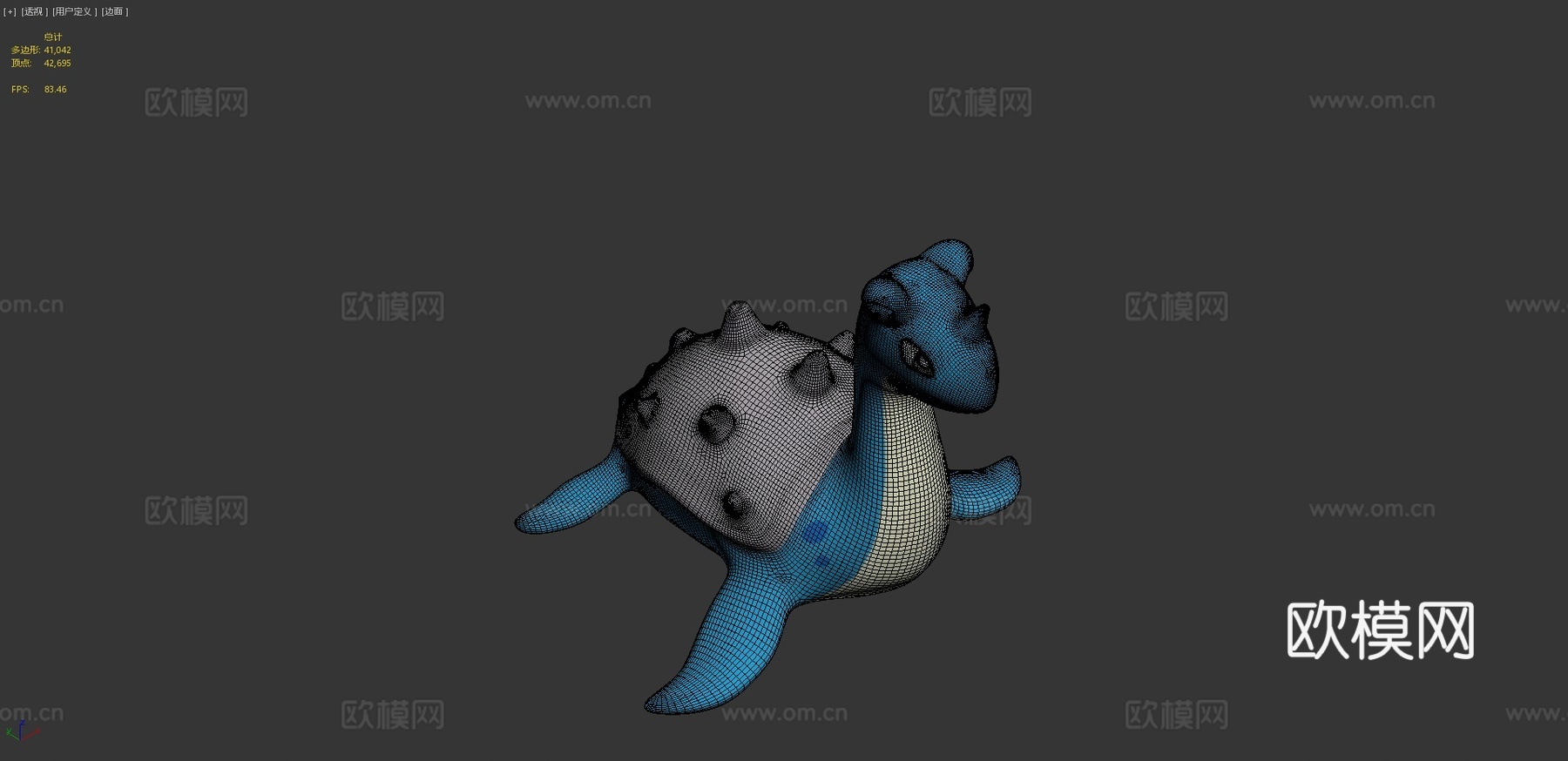 宝可梦-拉普拉斯3d模型