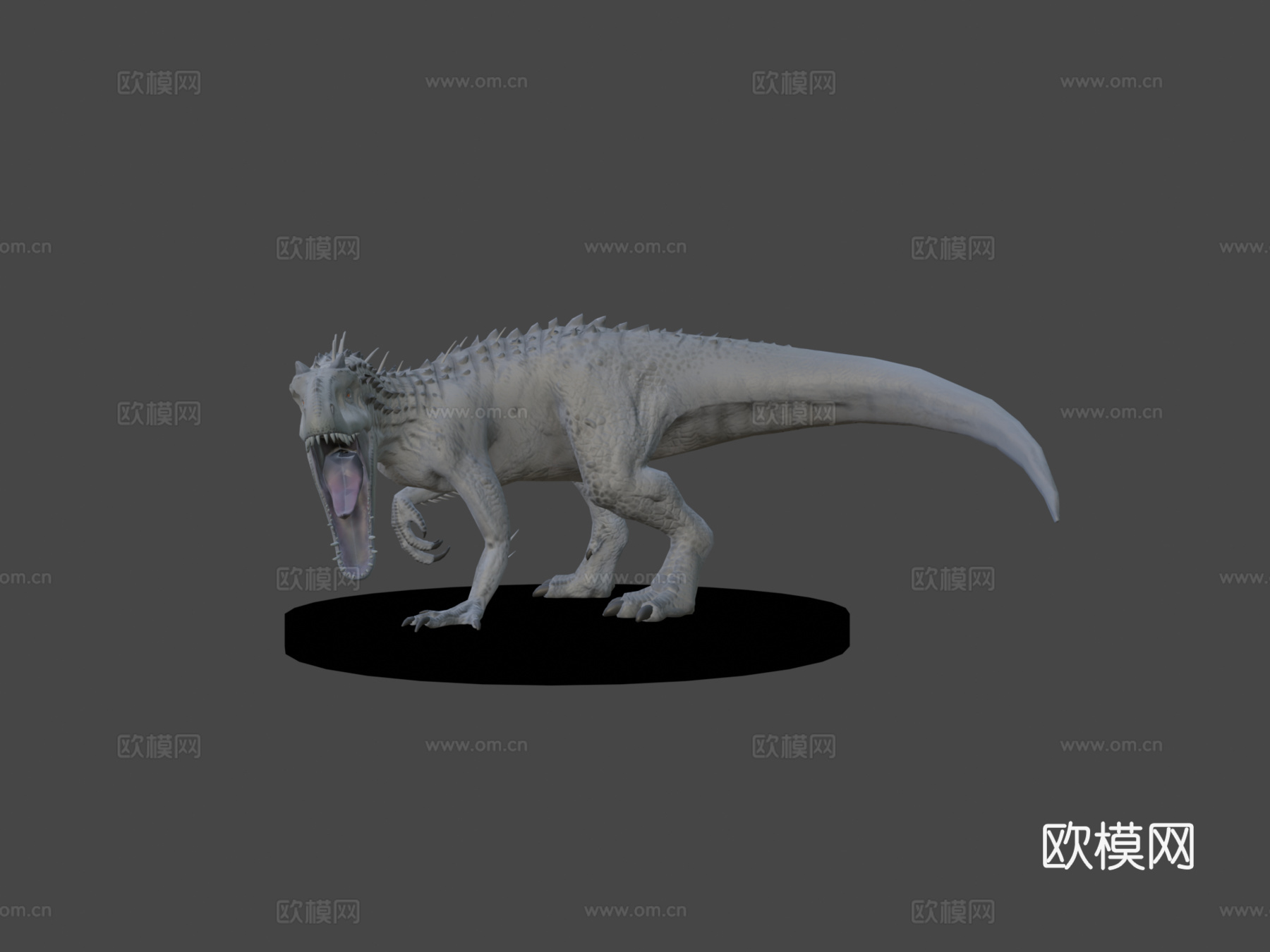 侏罗纪世界暴虐霸王龙雕像3d模型