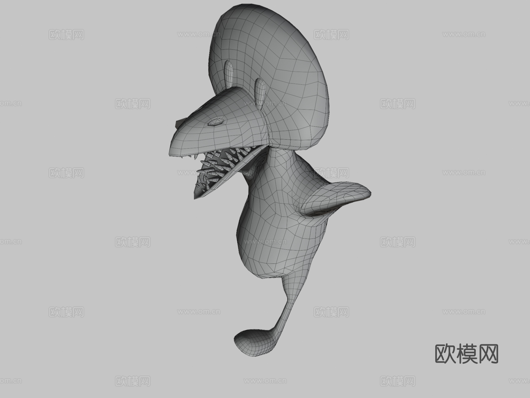 未使用的黄色[彩虹朋友]3d模型