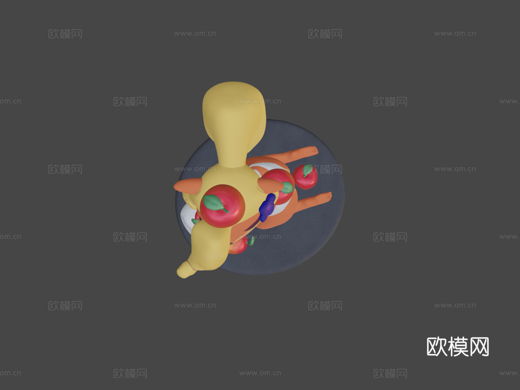可可班迪库特3d模型