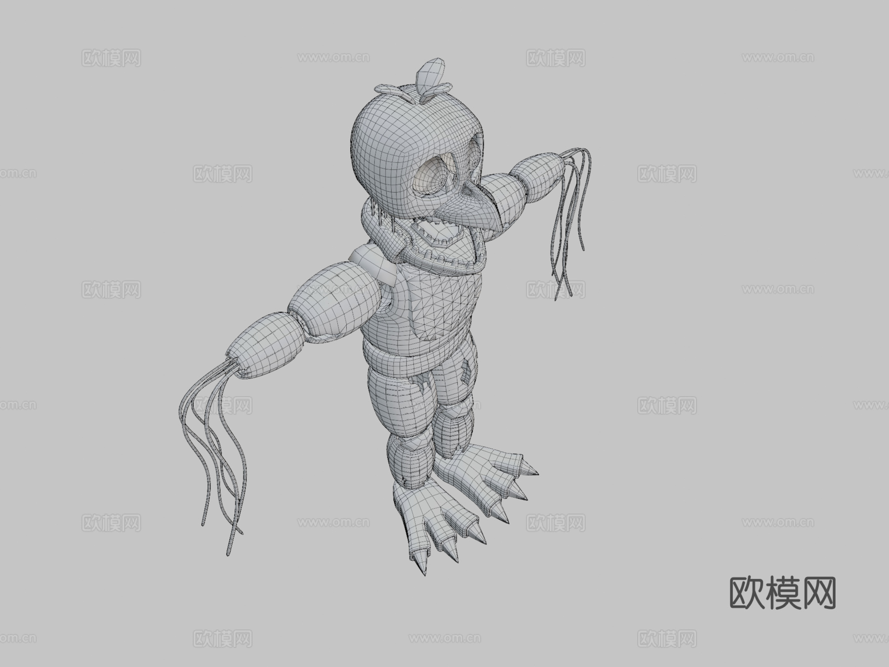 江南风格3d模型