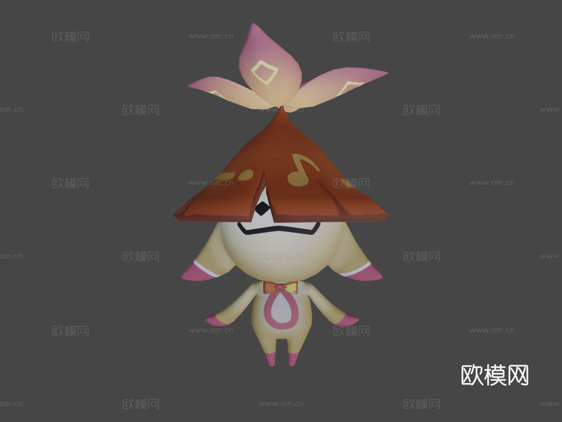 兰那罗-原神3d模型