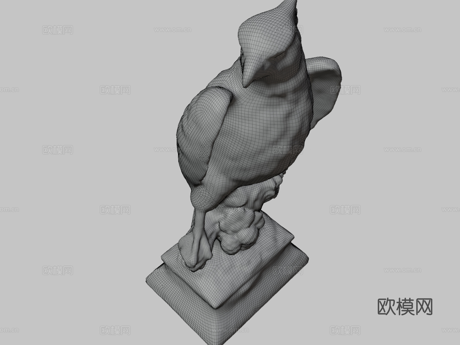 D扫描鹰3d模型