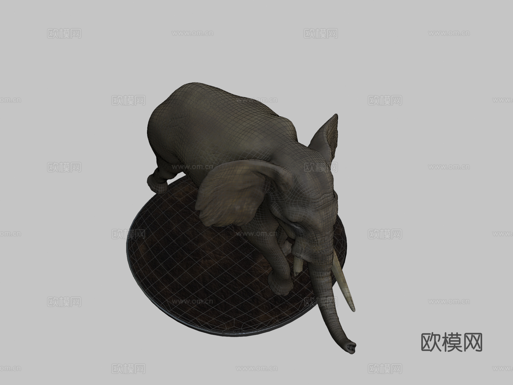 大象3d模型