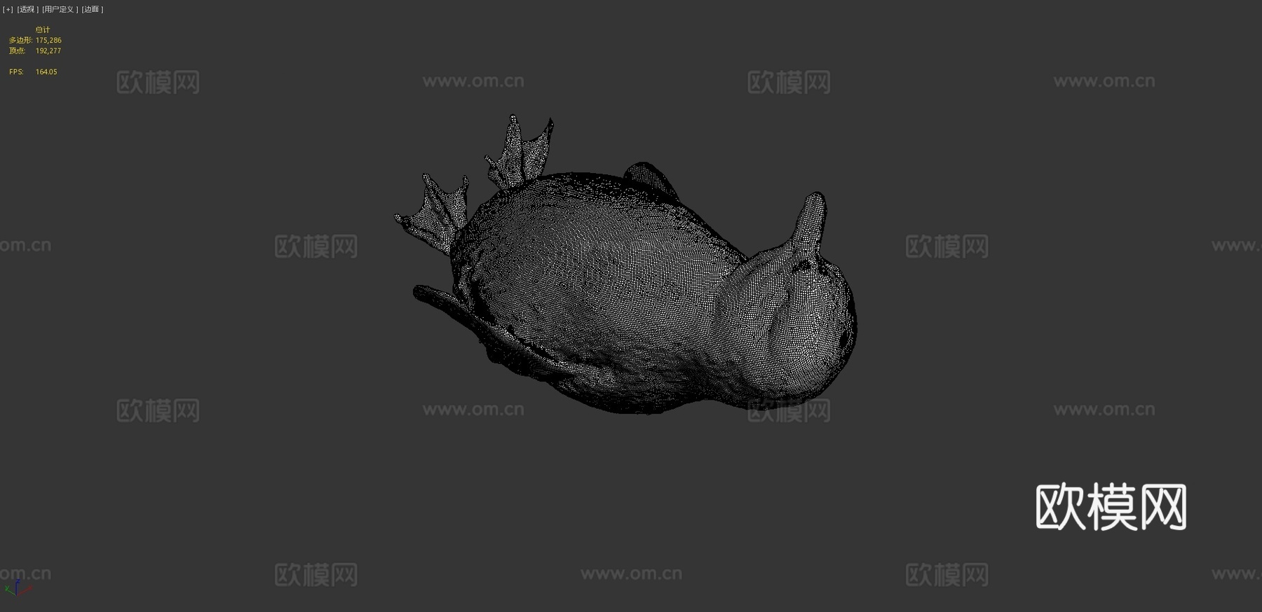 小蓝企鹅-科罗拉3d模型