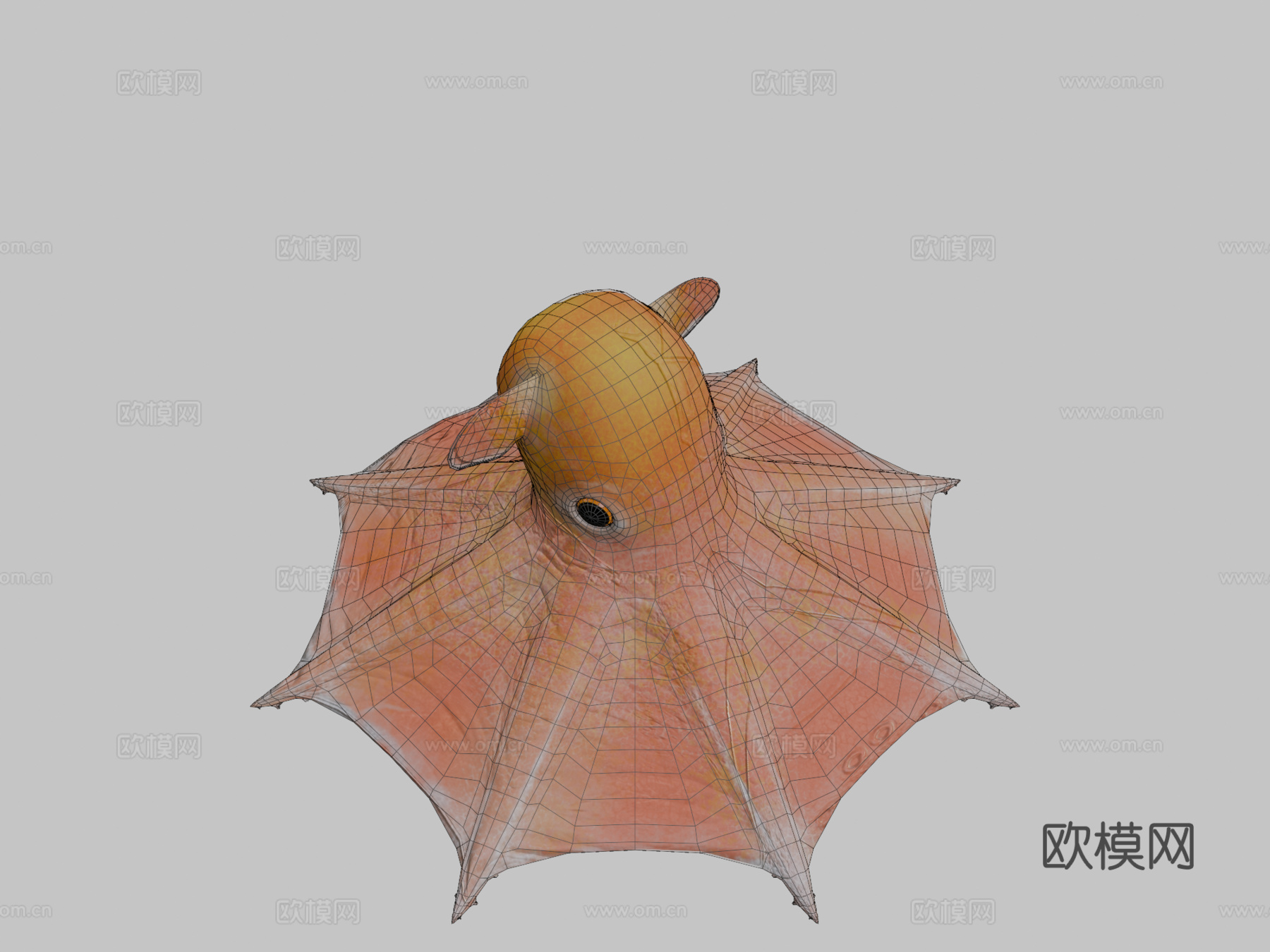 小飞象章鱼3d模型