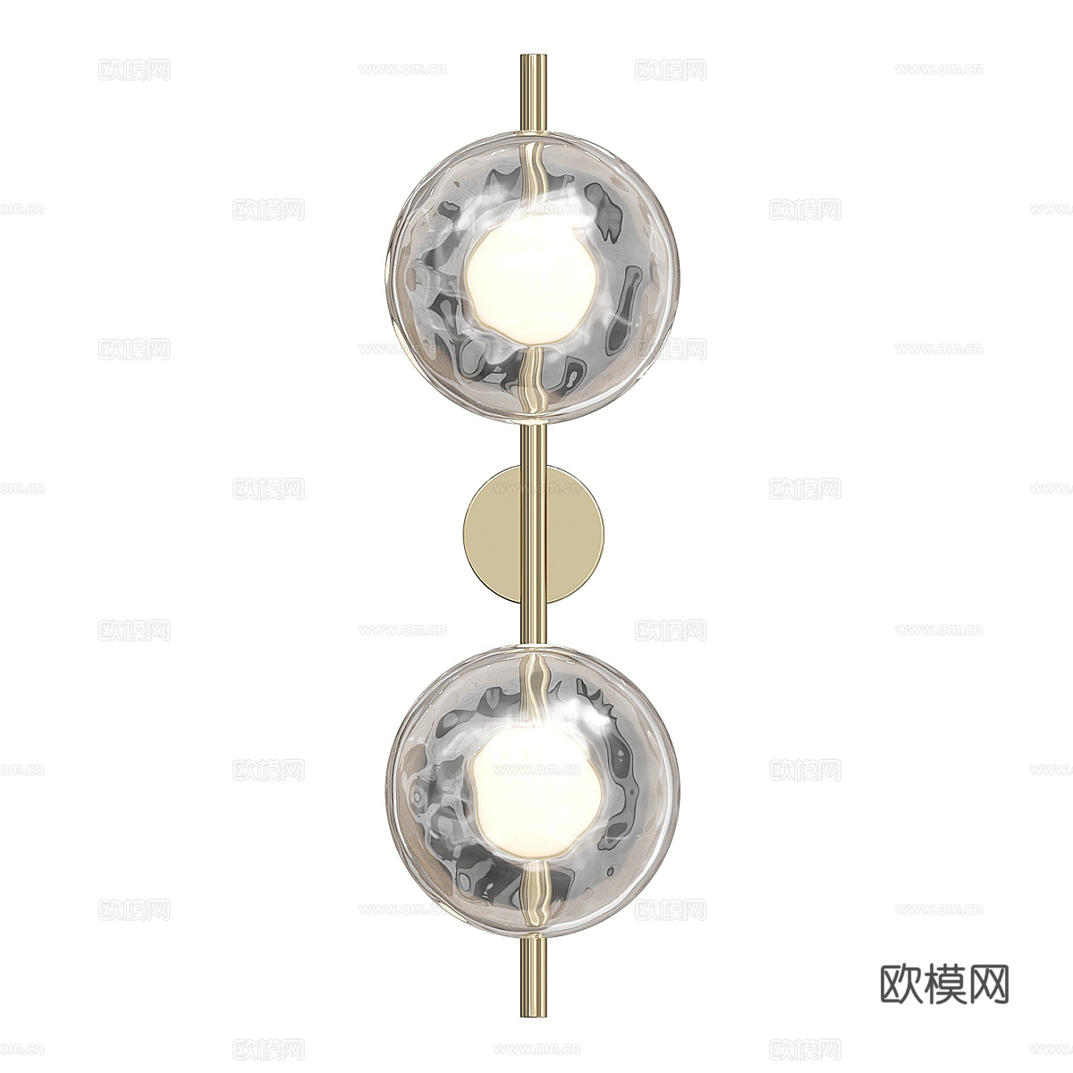 现代意式轻奢装饰壁灯3d模型