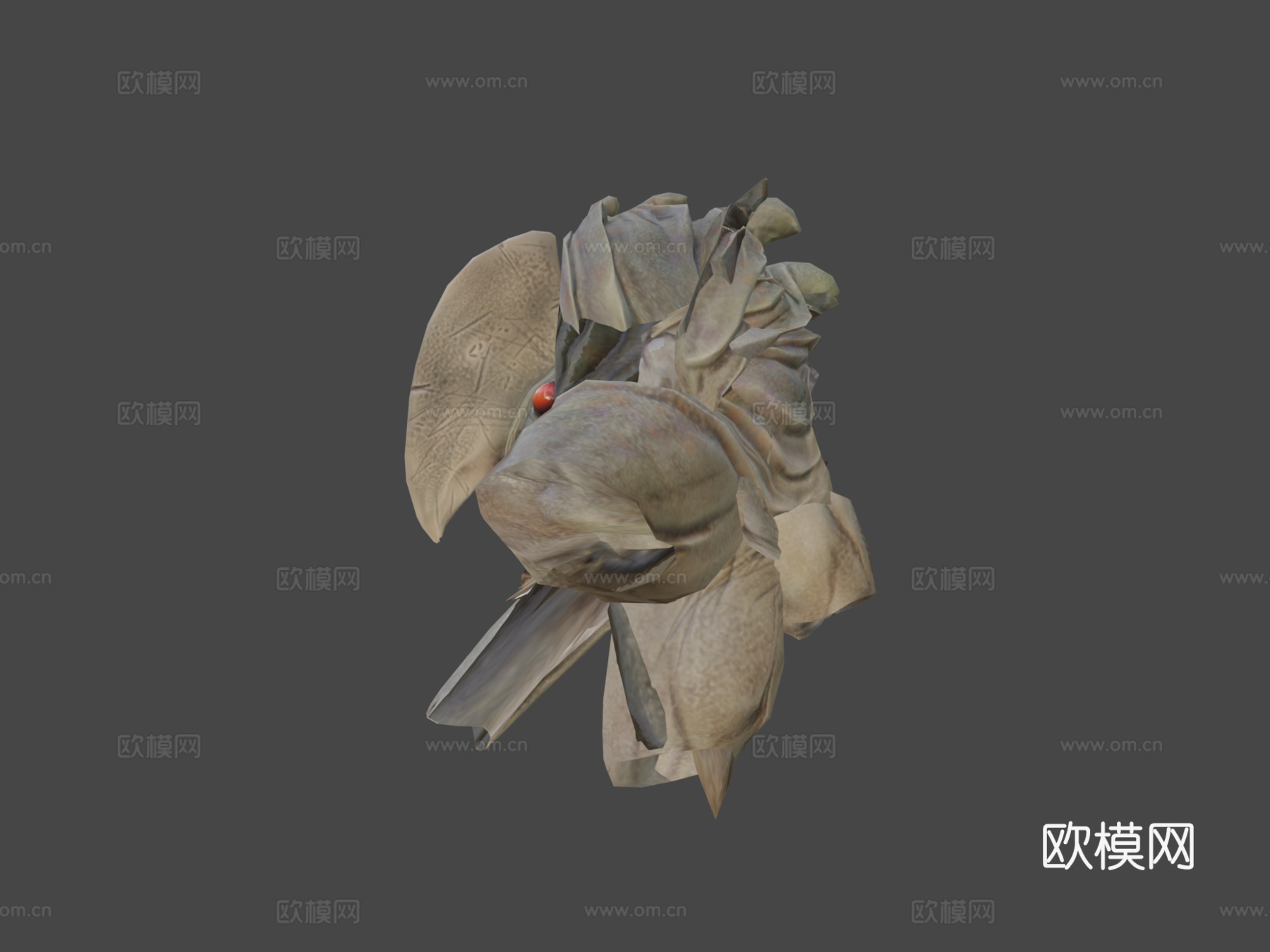 角喙龙动画3d模型