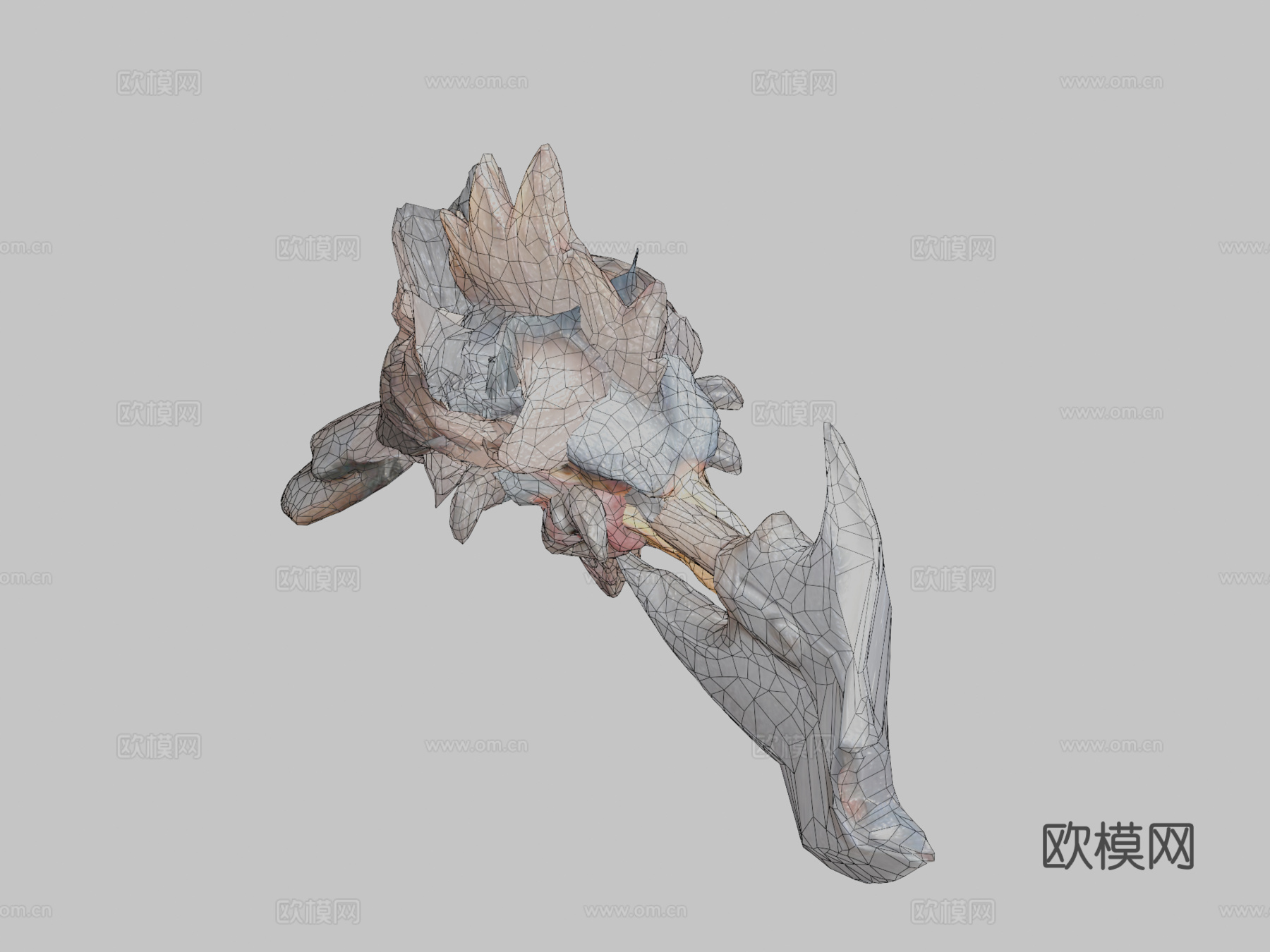 传奇鸡战士3d模型