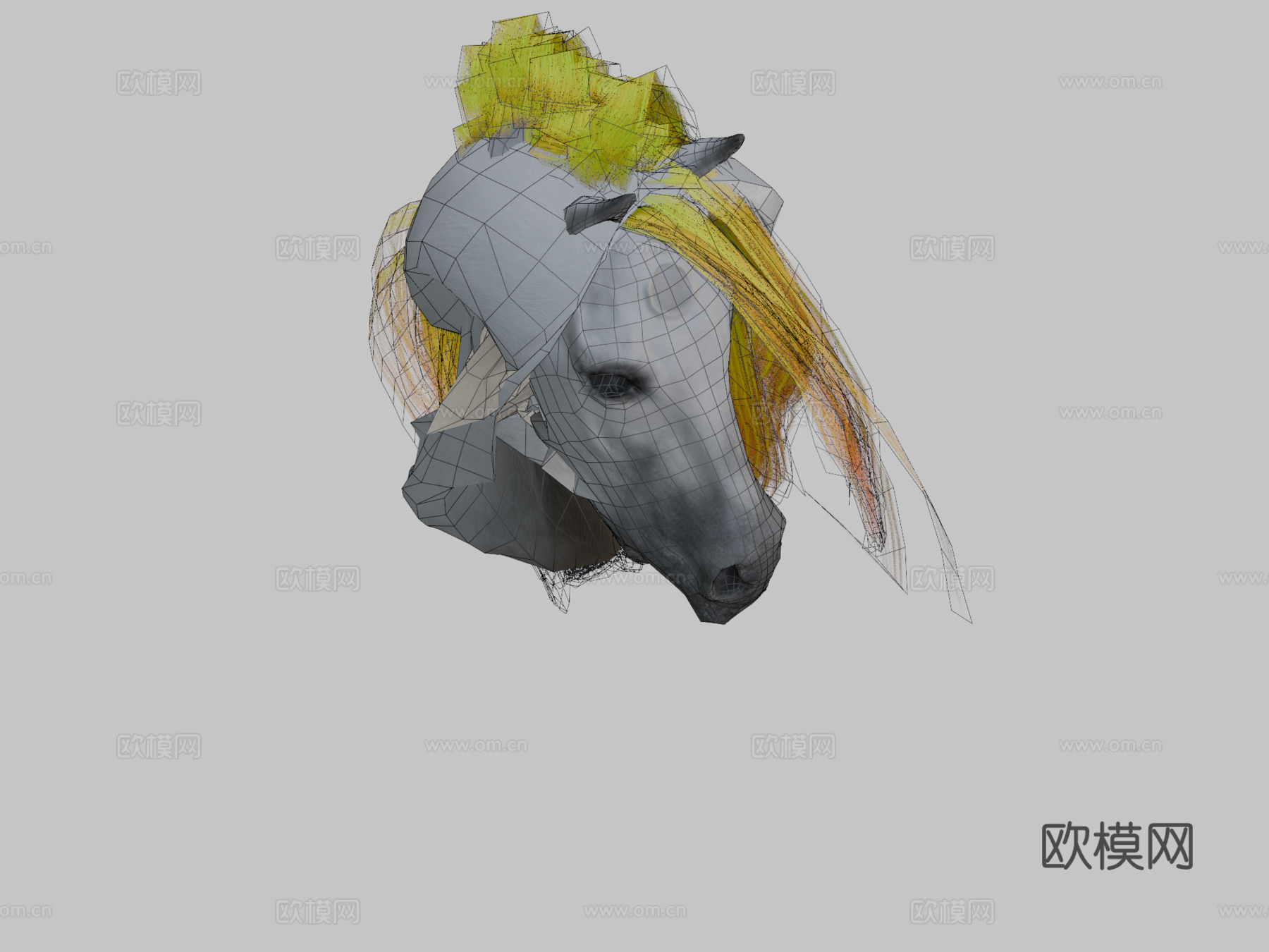独角兽3d模型