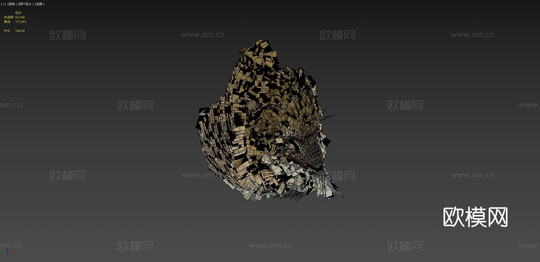 阿拉伯豹3d模型