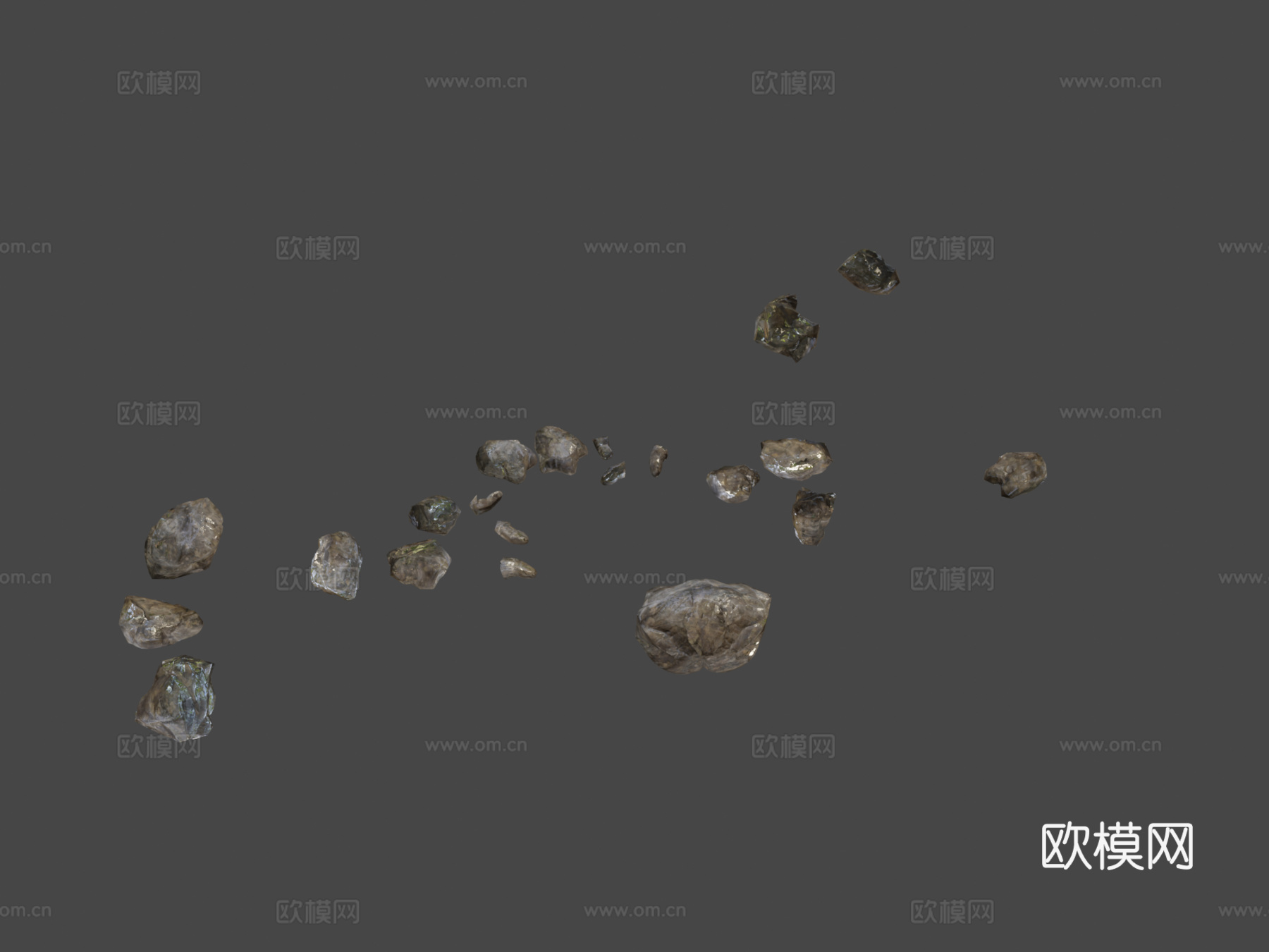 魔像分裂动画3d模型