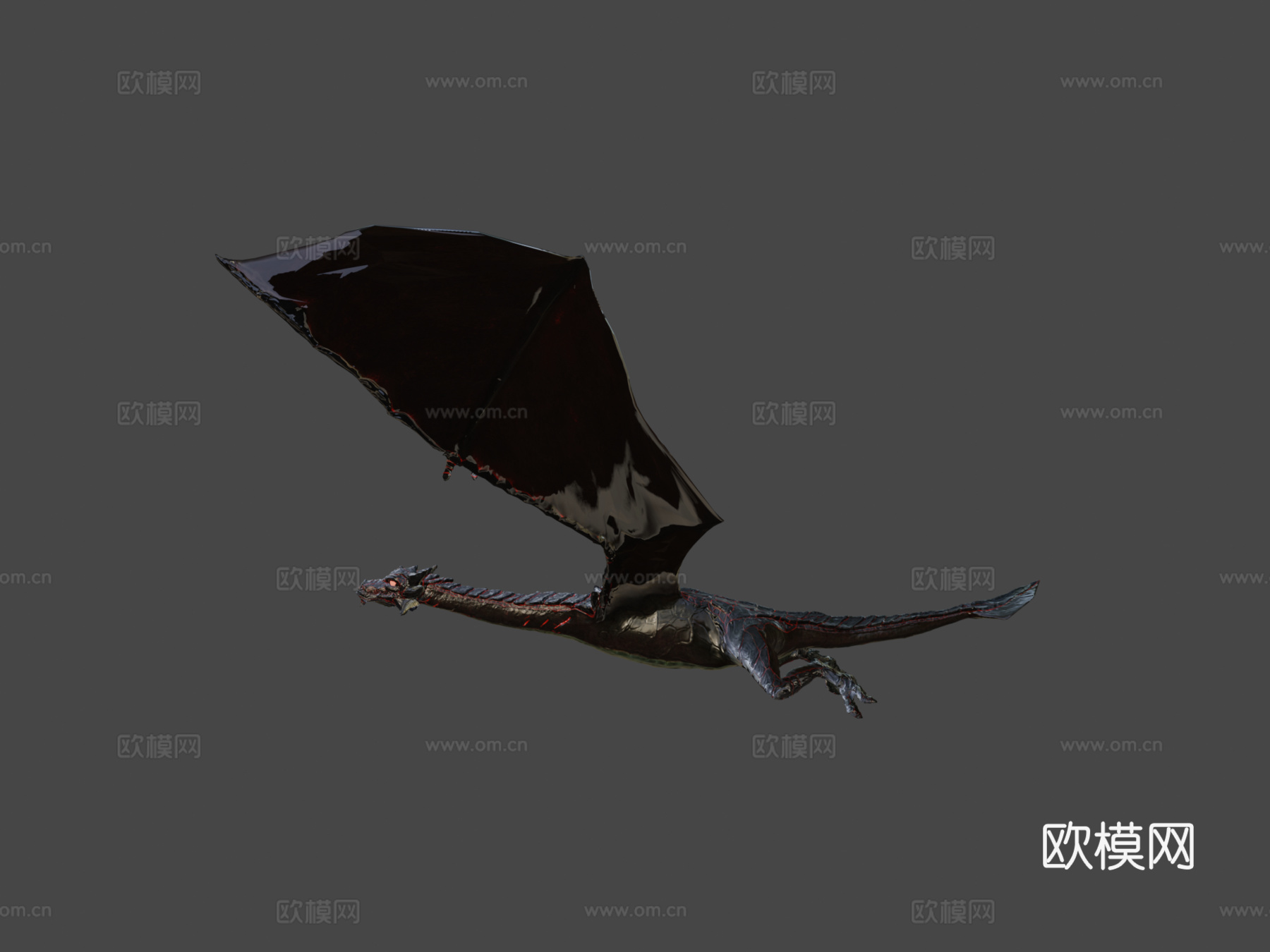 火龙3d模型