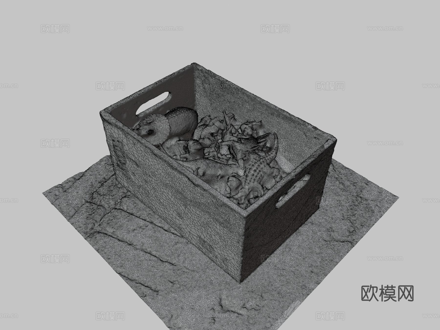 恐龙盒子-#3DST403d模型
