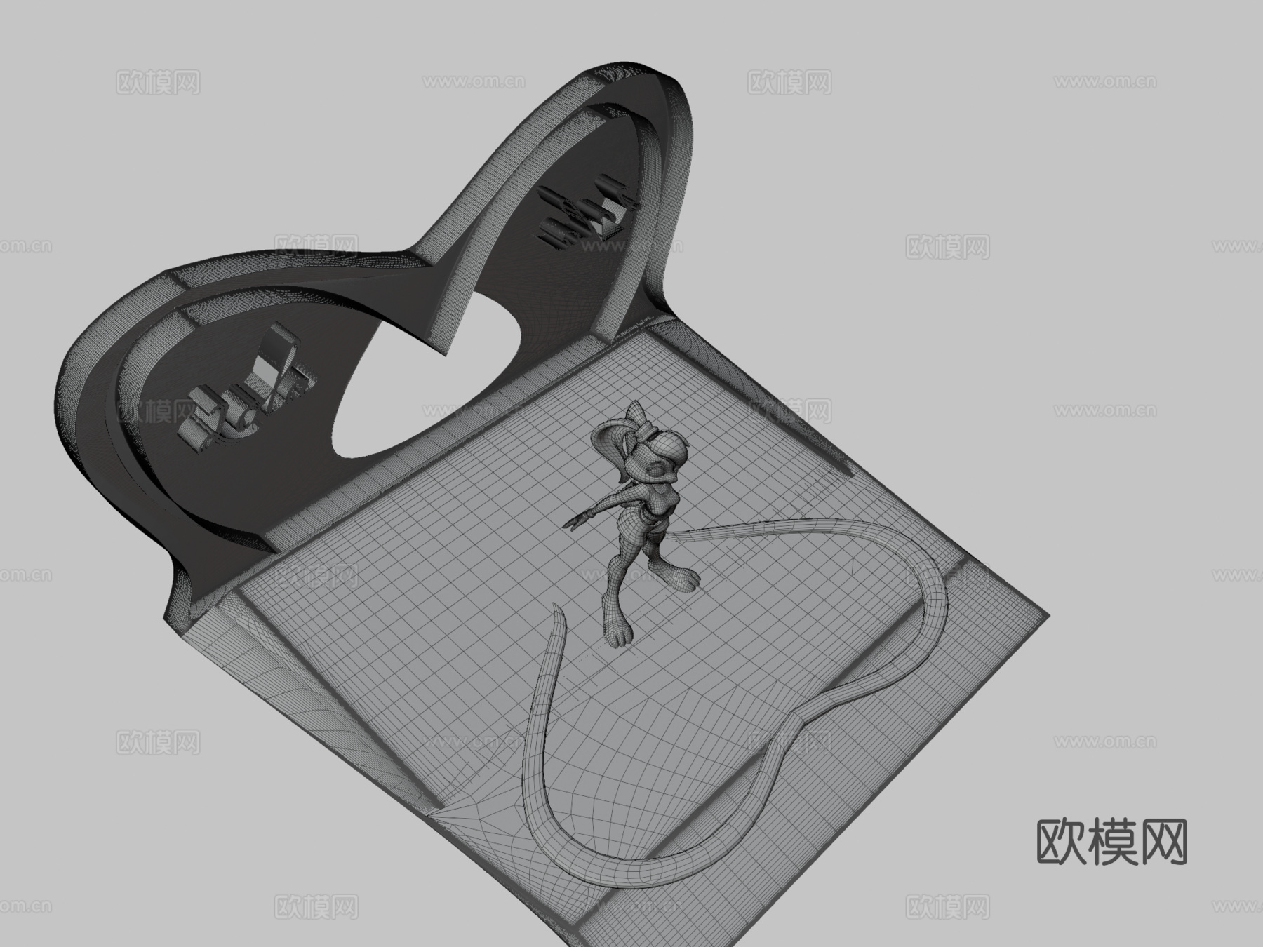 罗拉兔PG级3d模型