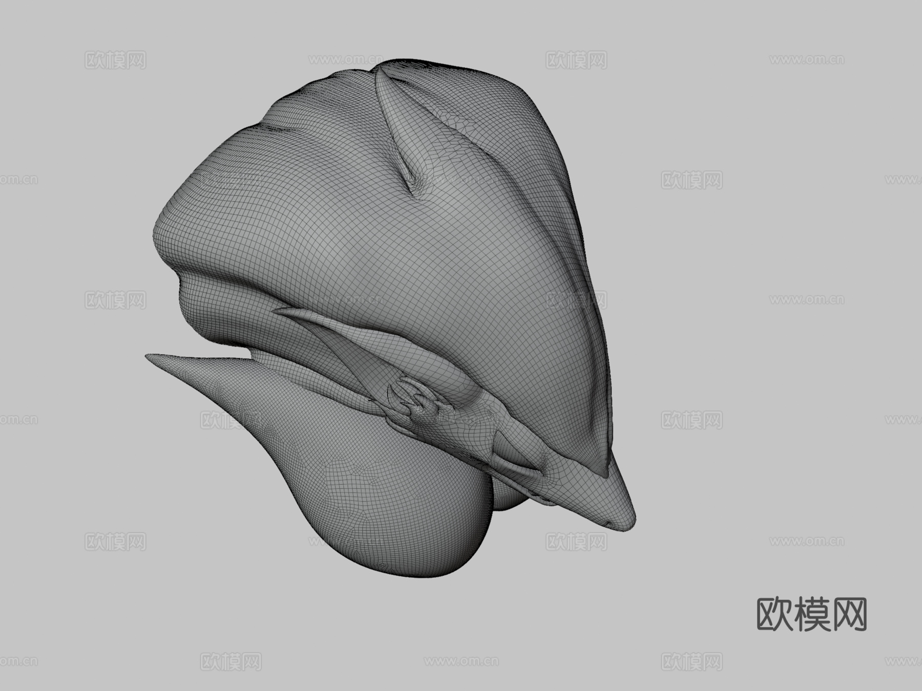 索罗亚克Zbrush雕塑(可下载)3d模型