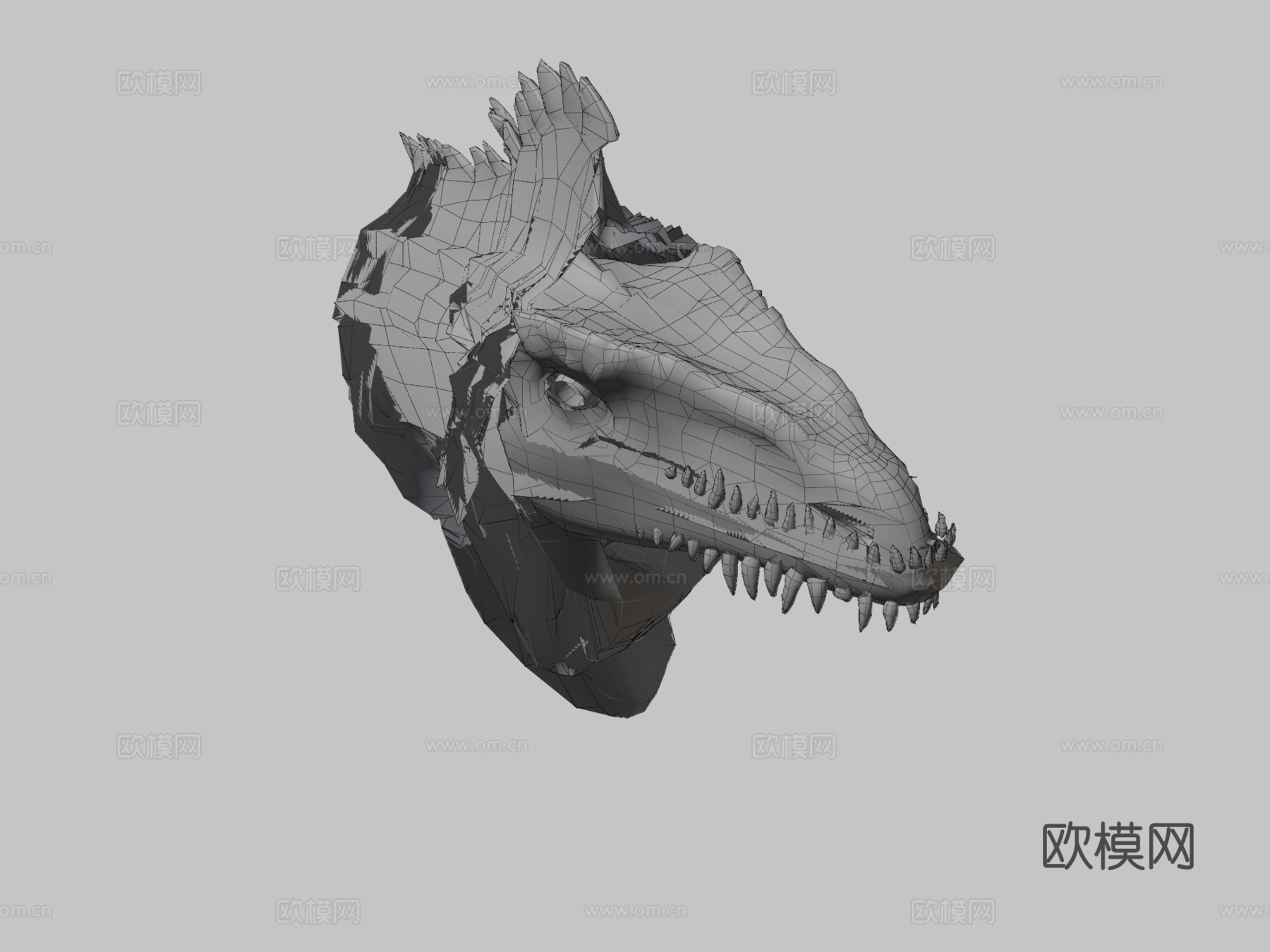 南方巨兽龙侏罗纪世界3d模型