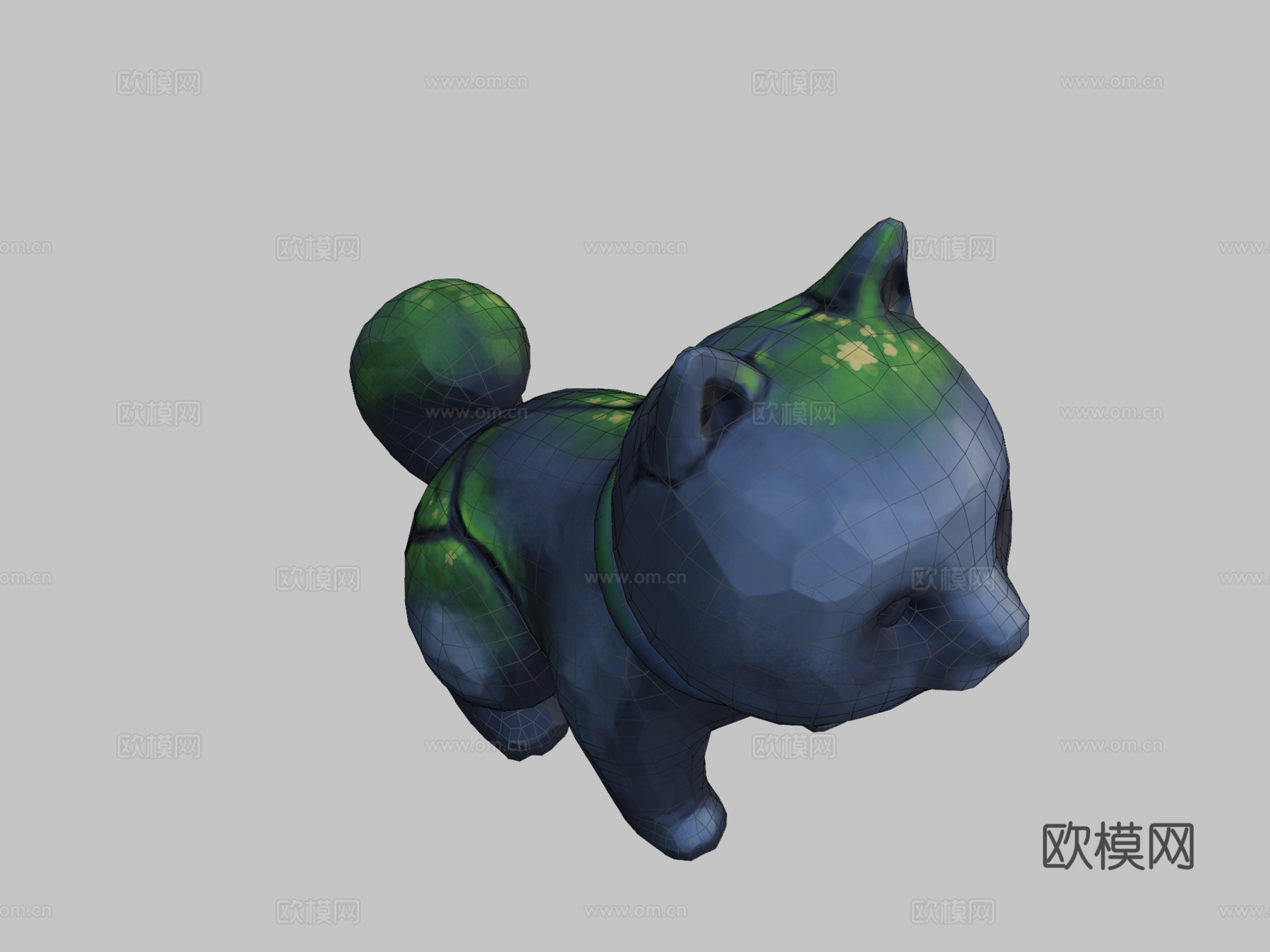 石柴犬3d模型
