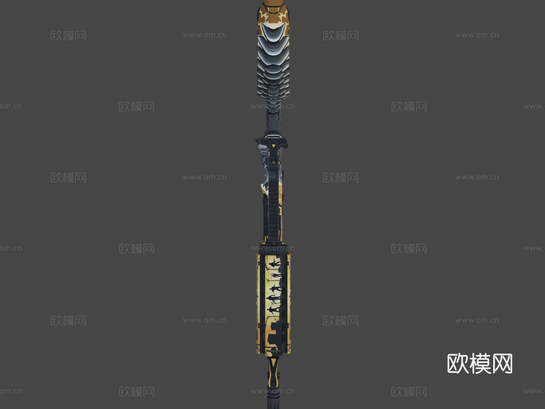 M4A4-离合器3d模型