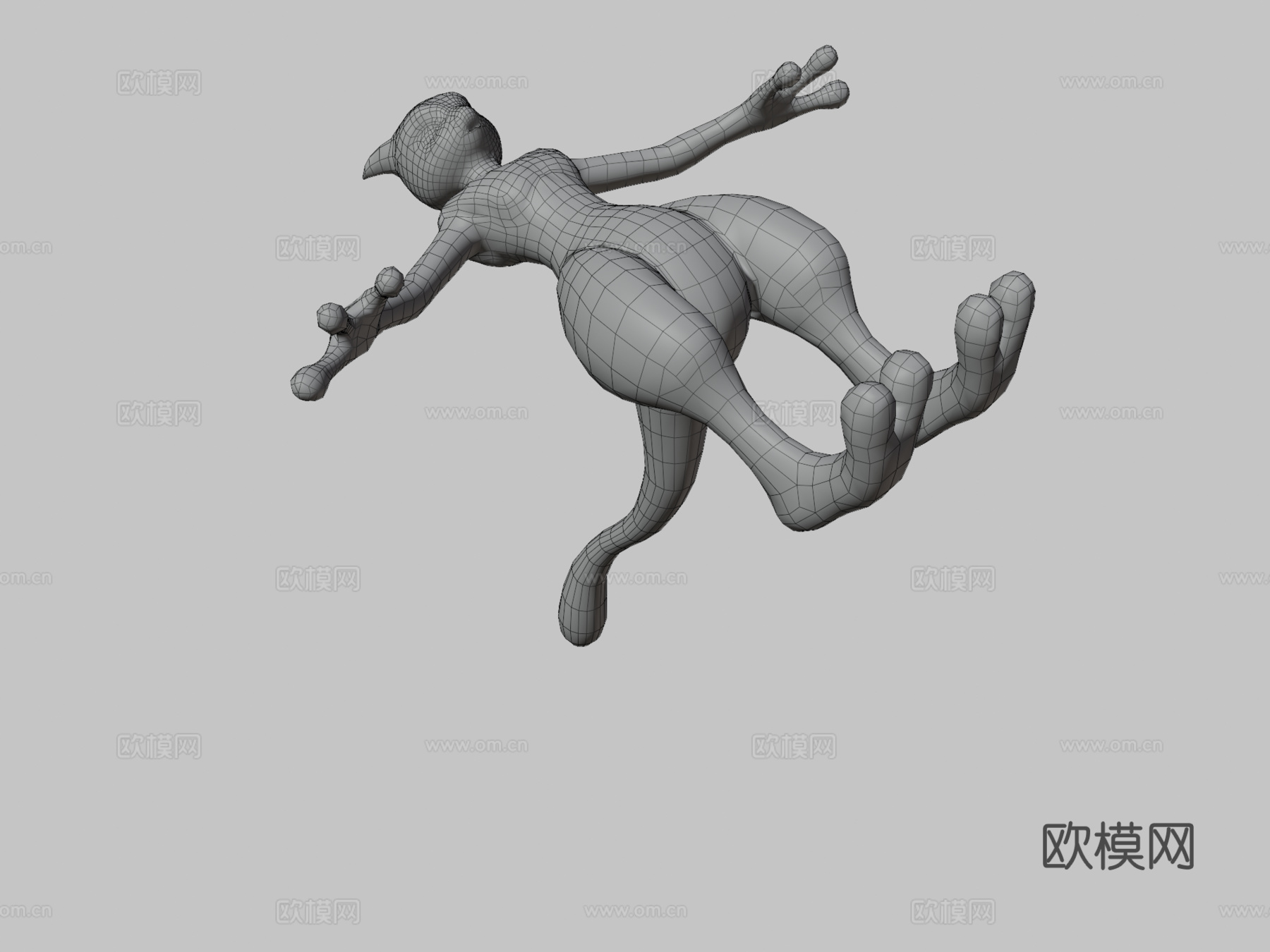 宝可梦-超梦3d模型