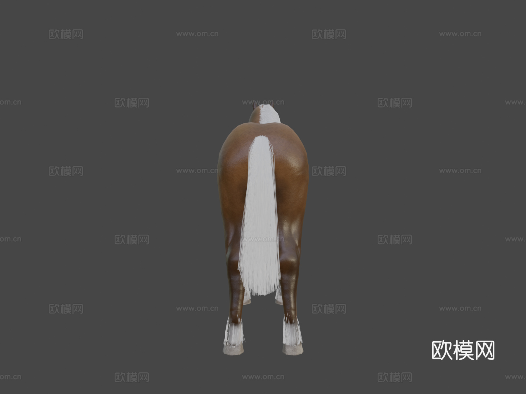 马[役马]3d模型