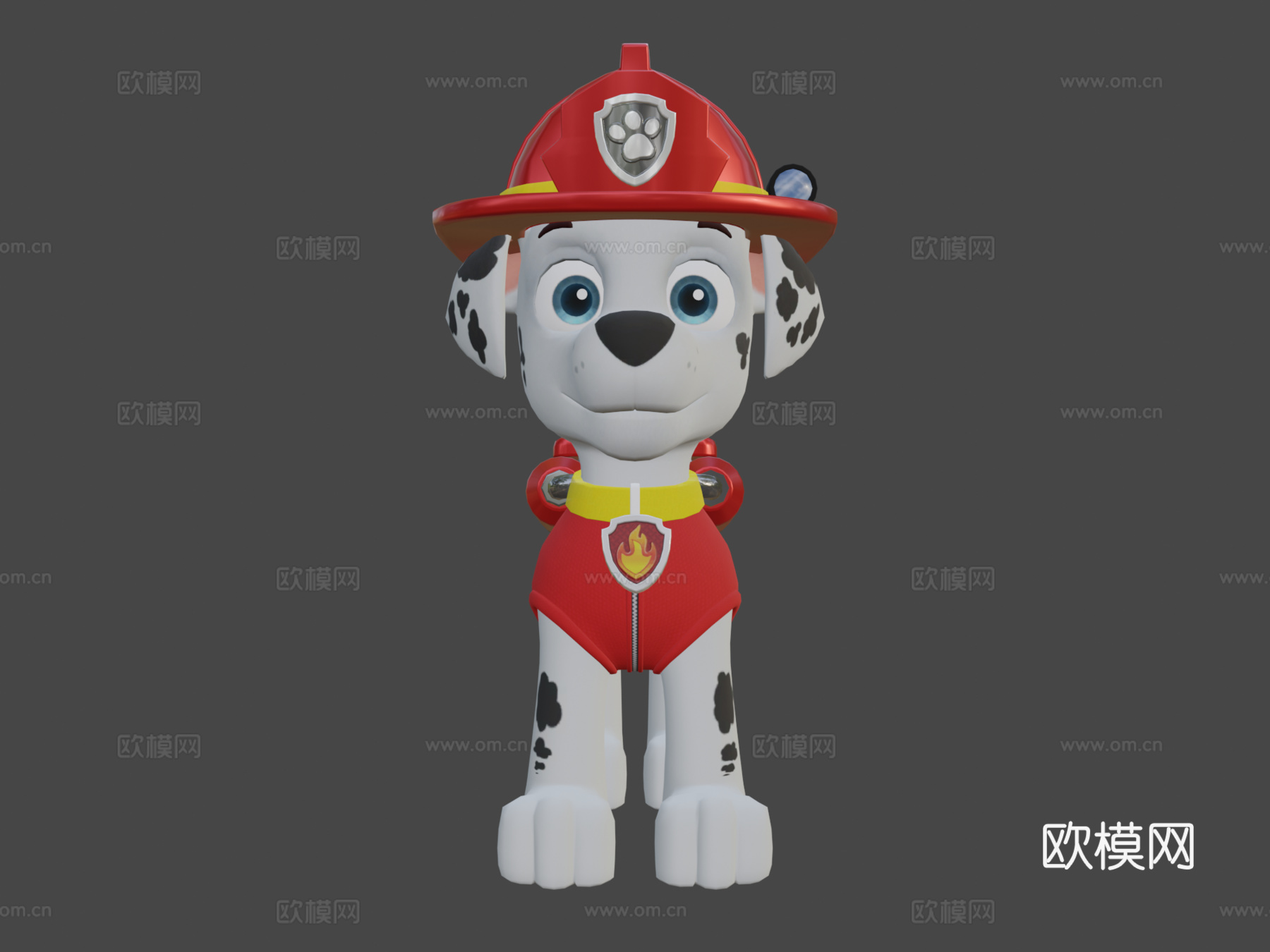 马歇尔-汪汪队立大功3d模型
