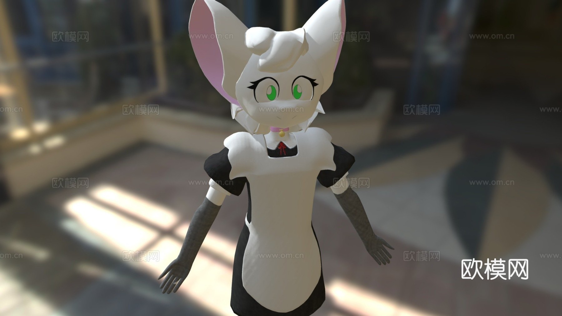 可爱女仆鼠雷吉[Whygena]3d模型