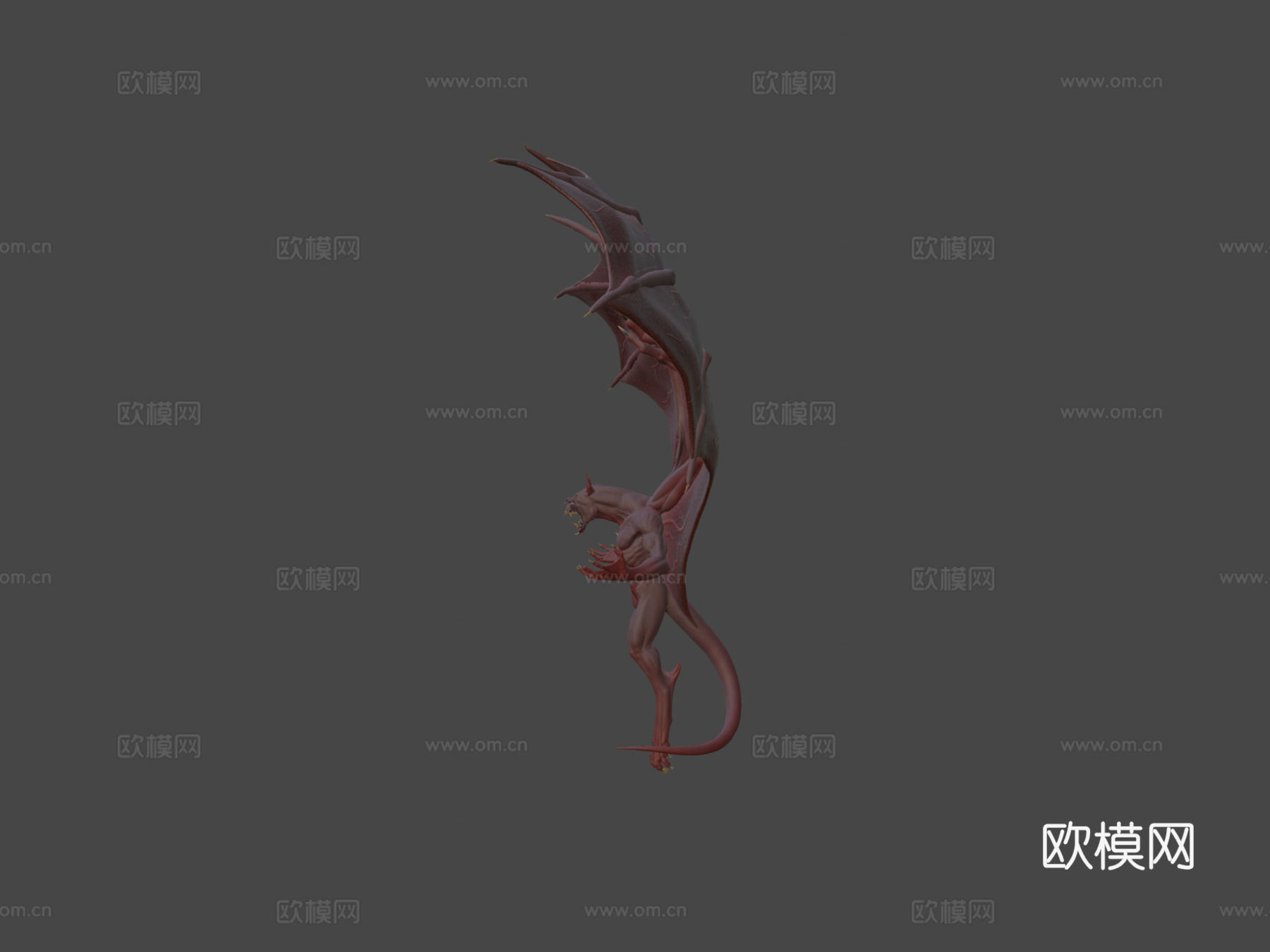白化吸血鬼3d模型