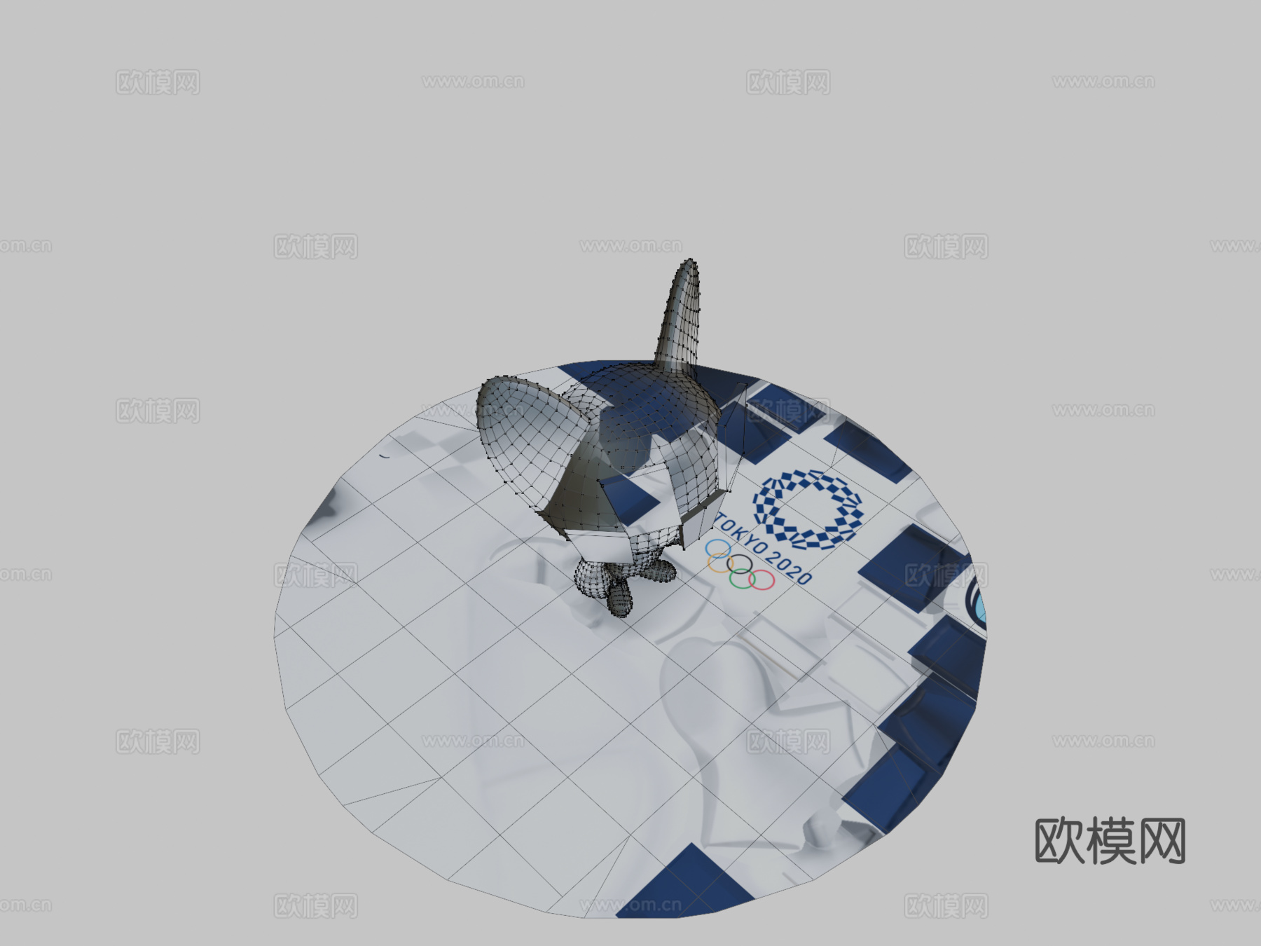 东京奥运会-吉祥物未来永远3d模型