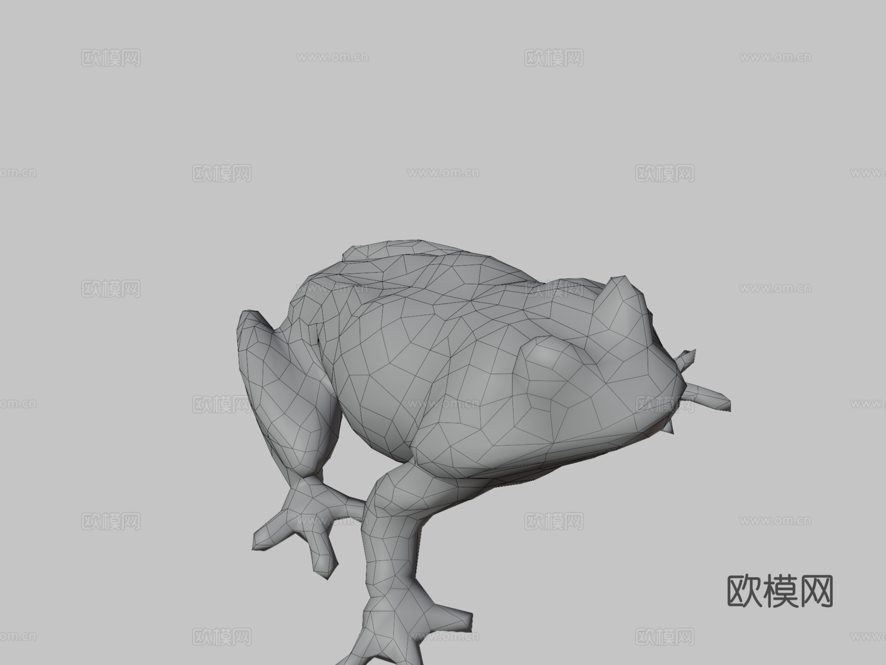 青蛙3d模型