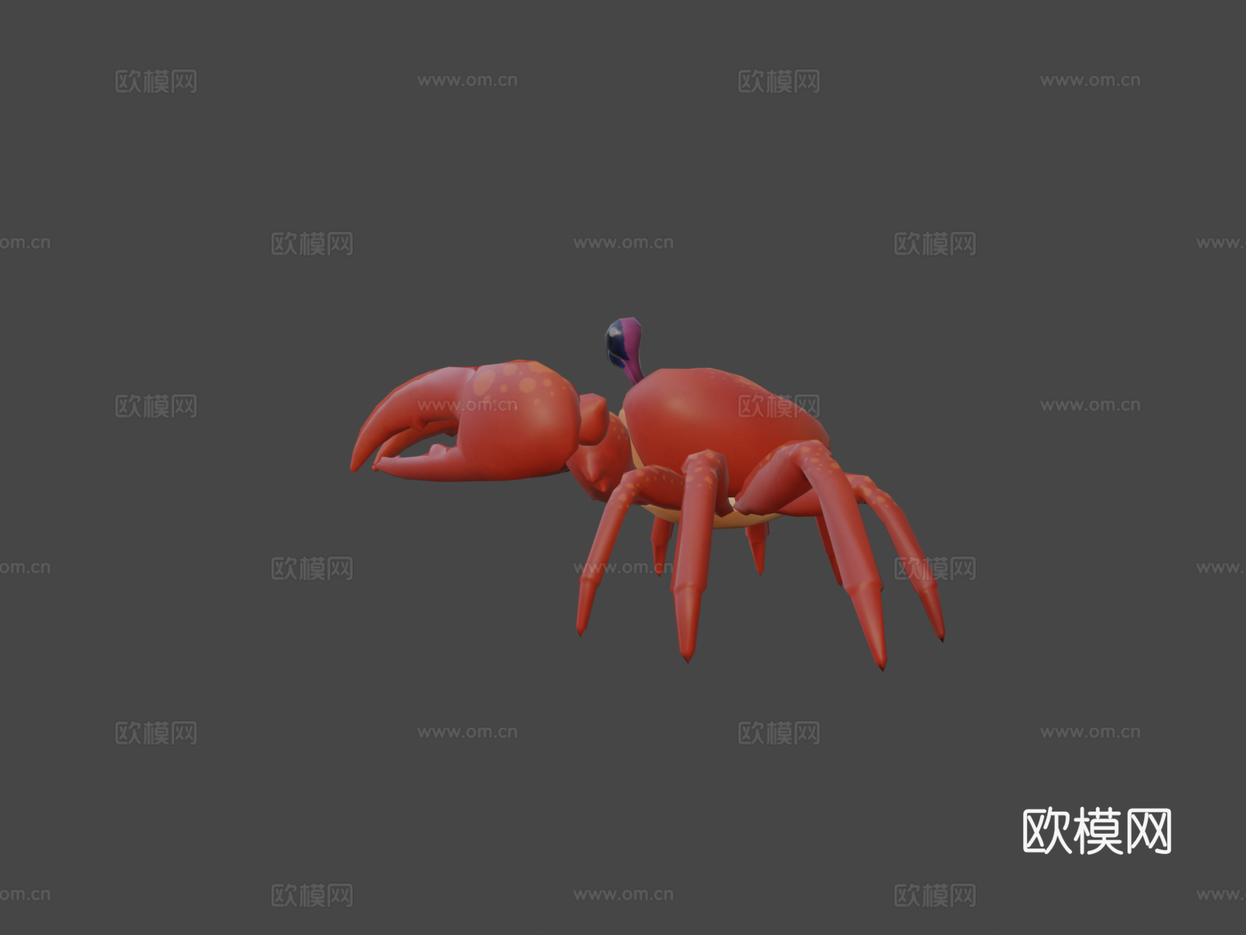 螃蟹3d模型