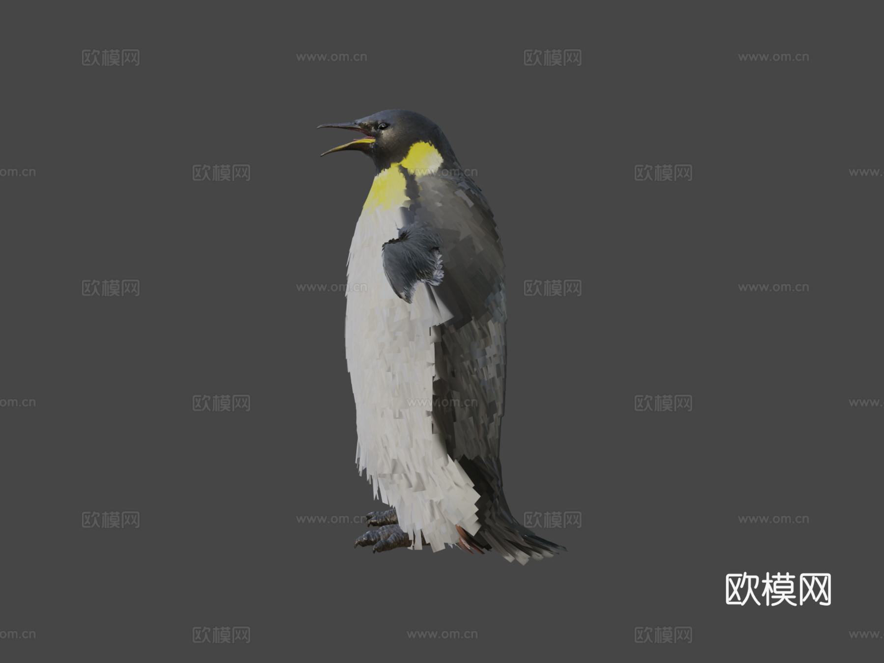 帝企鹅3d模型