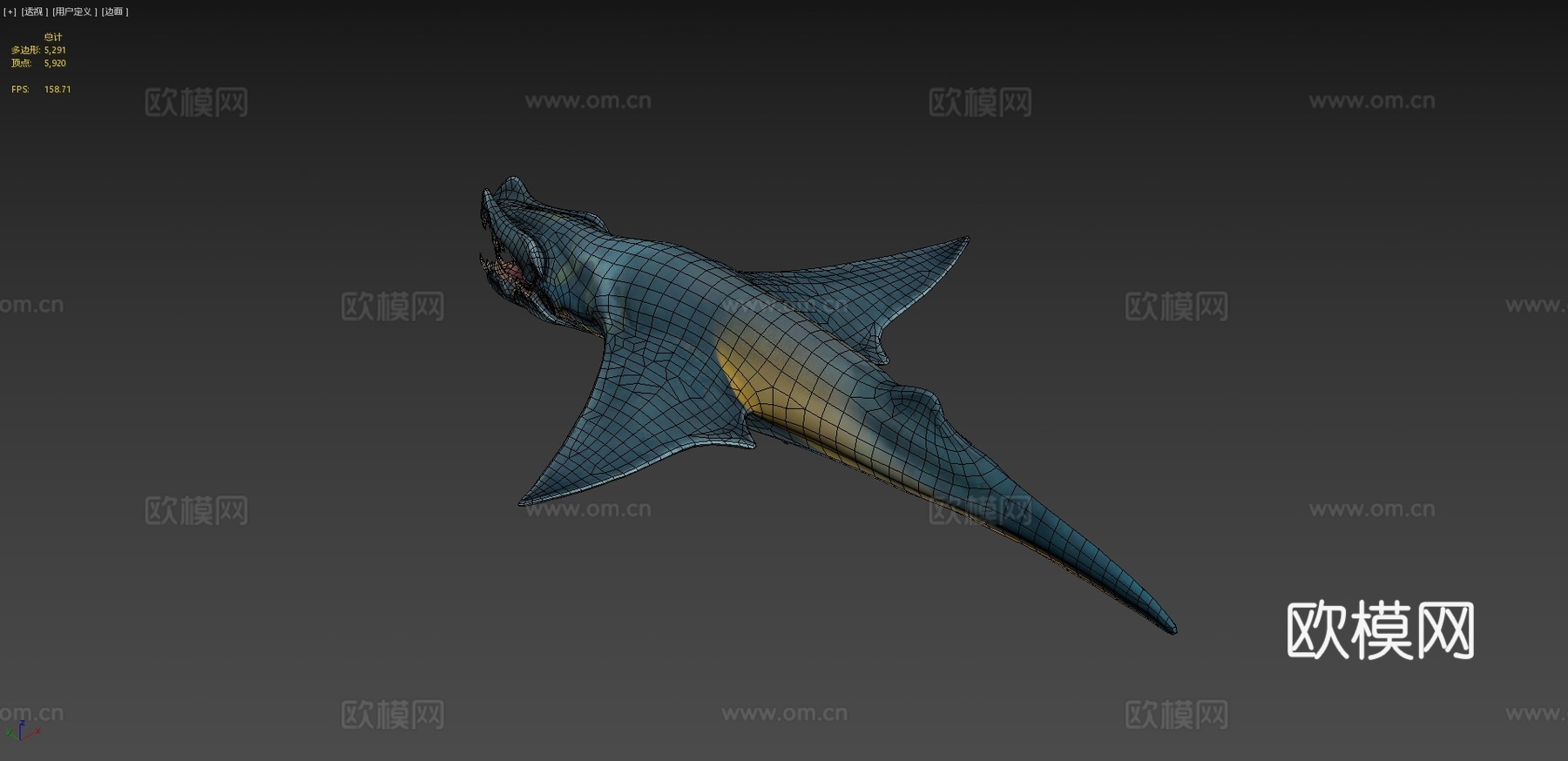 最终野蛮鲨3d模型
