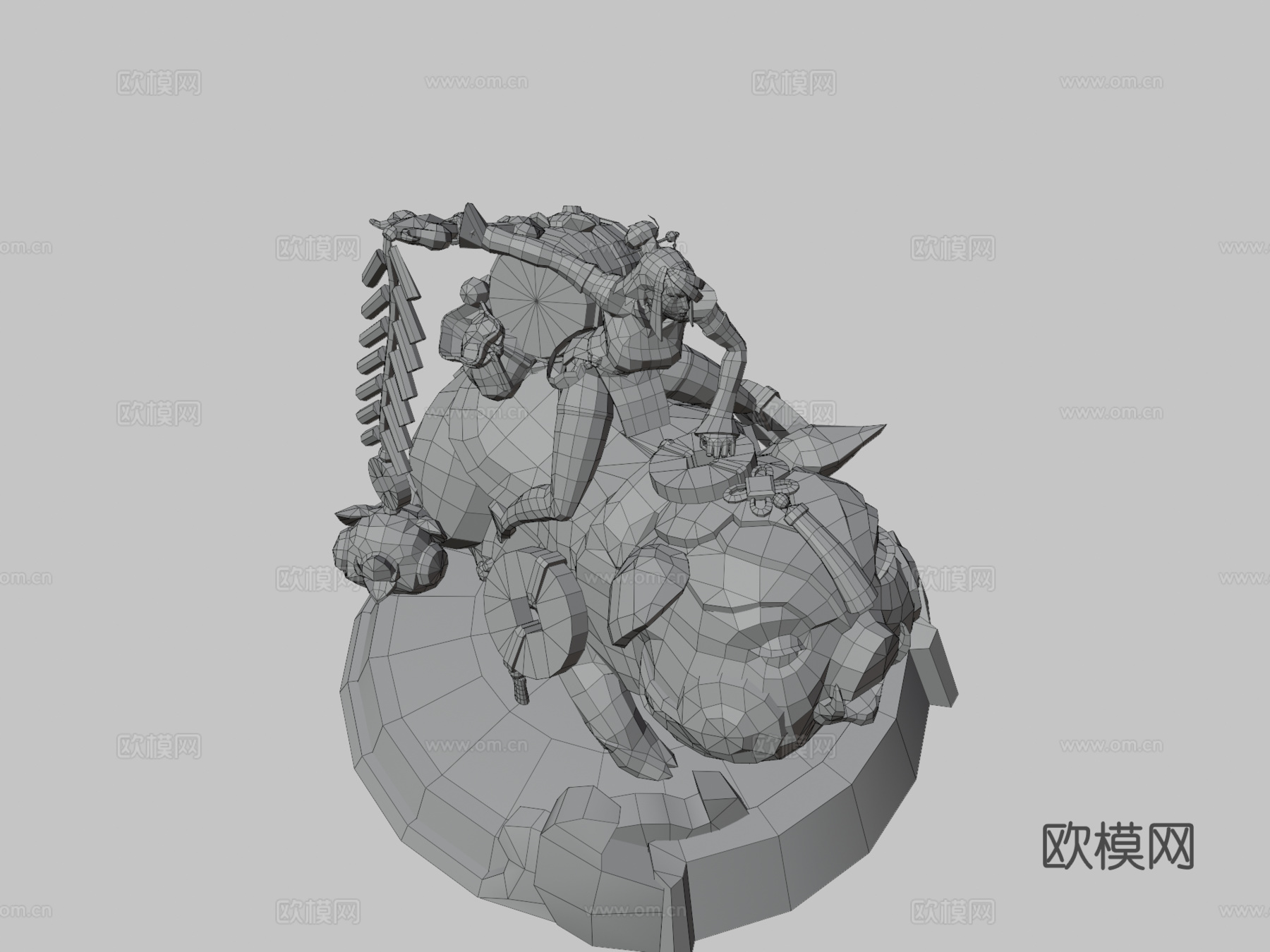 爆竹瑟庄妮3d模型