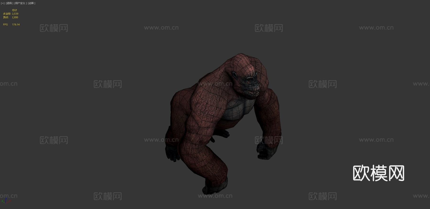 金刚王-枪派冒险3d模型