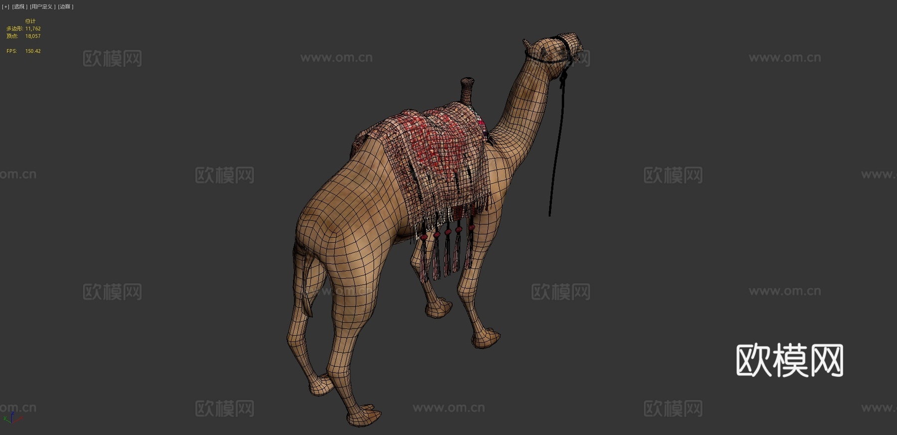 骆驼3d模型