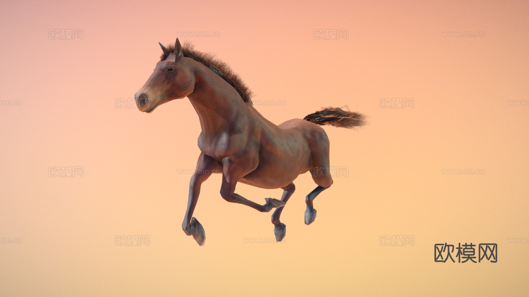 动画马匹3d模型