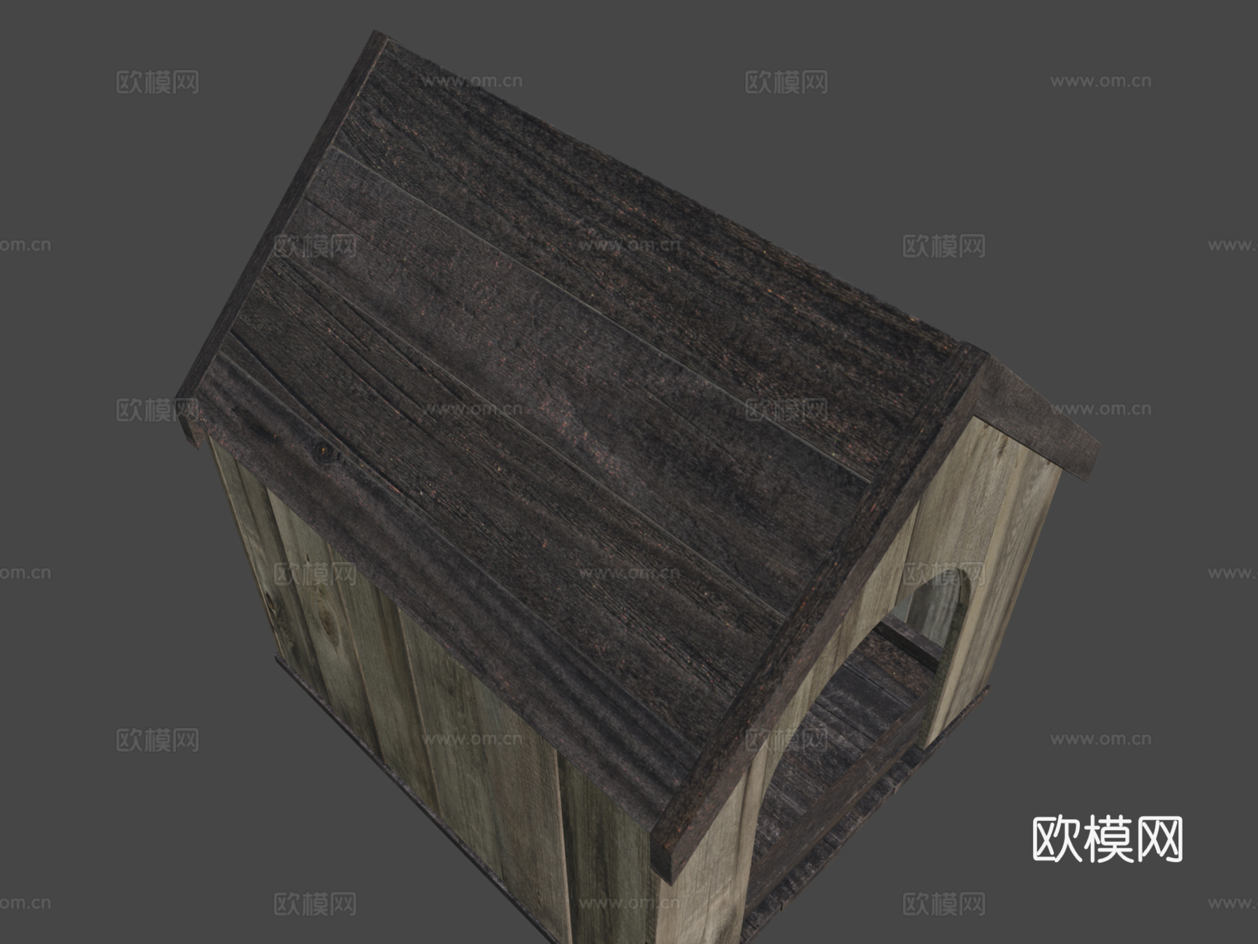 免费狗屋3d模型