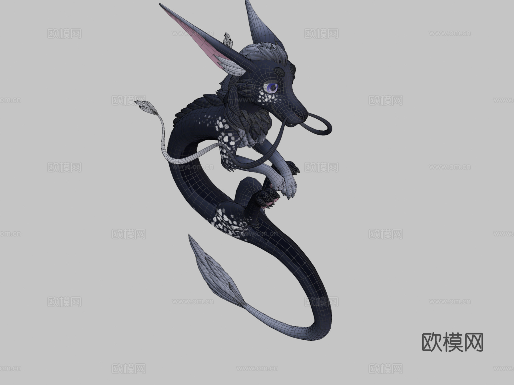 沃瑞面条龙3d模型