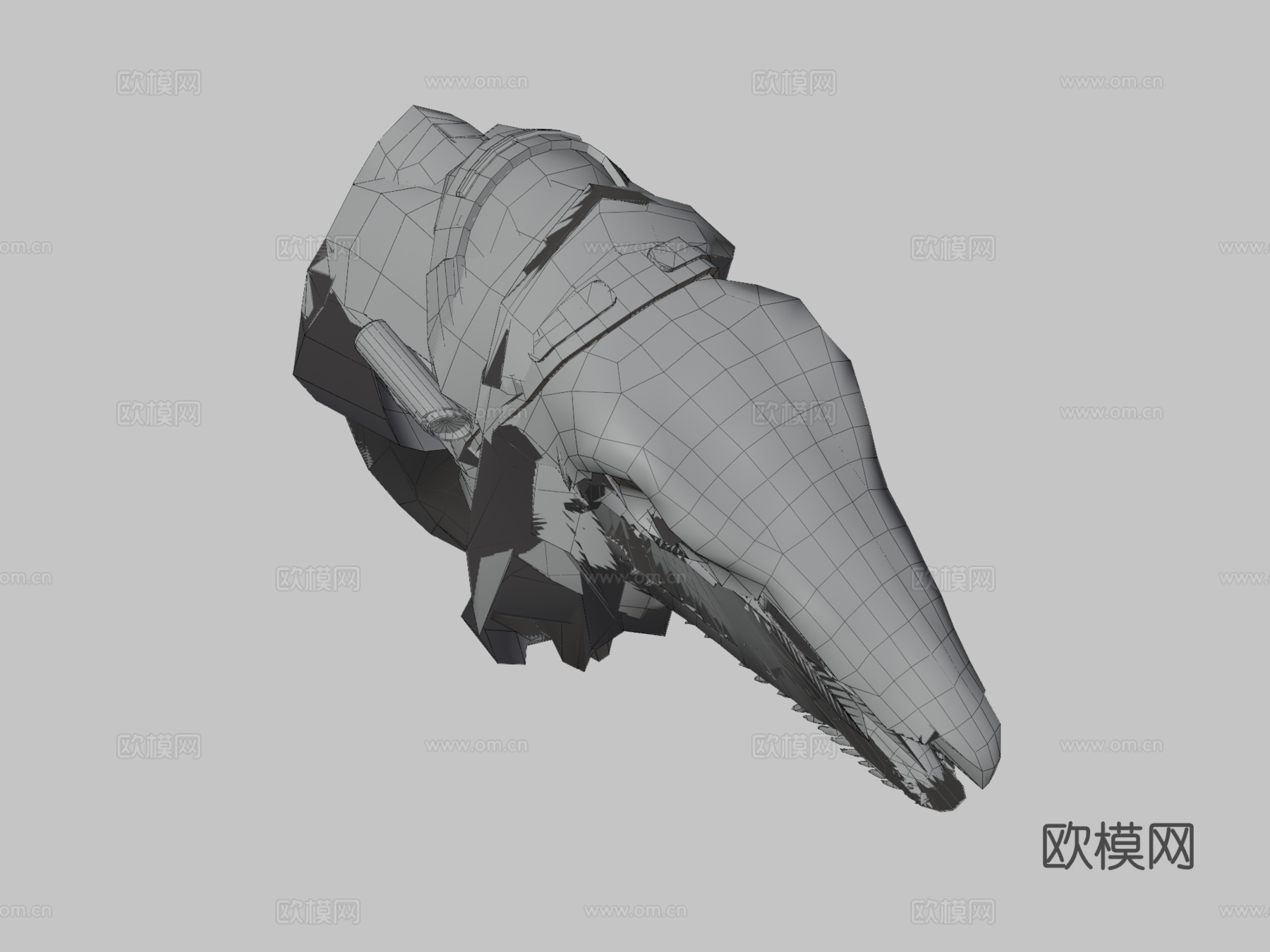 蓝色迅猛龙绑定(不不要吃我凯索(摩天轮))3d模型