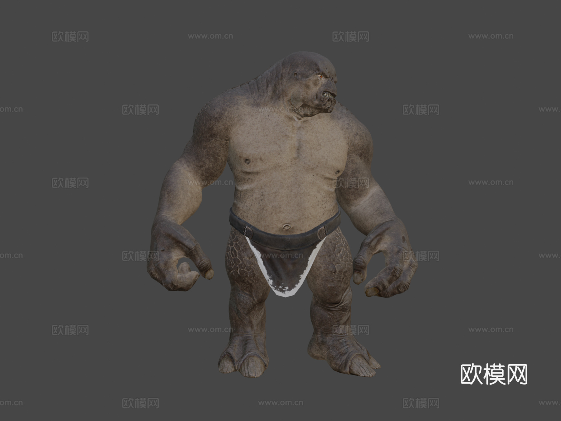 魔多巨怪=奥洛格海=-指环王3d模型