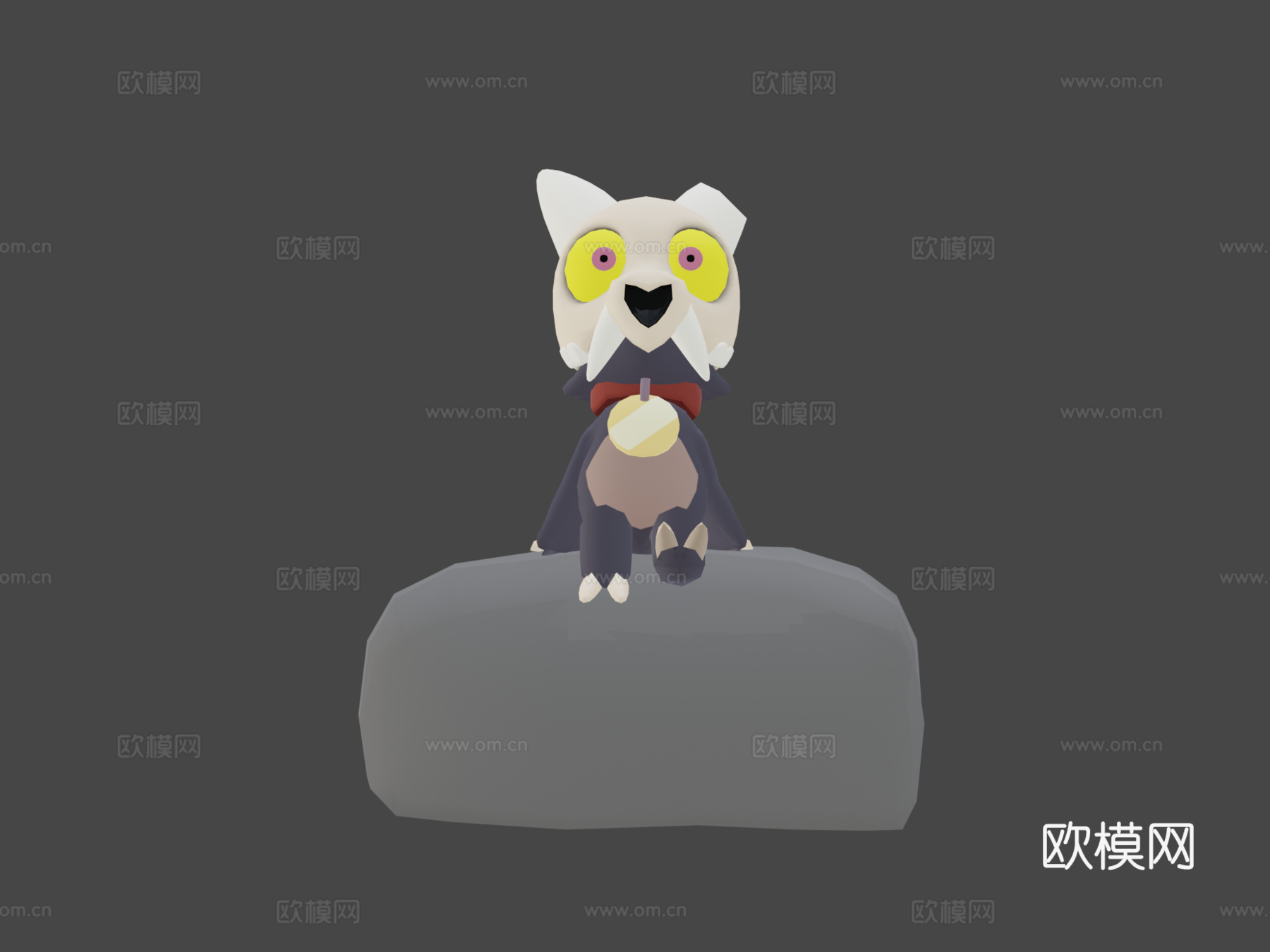猫头鹰之家-国王3d模型
