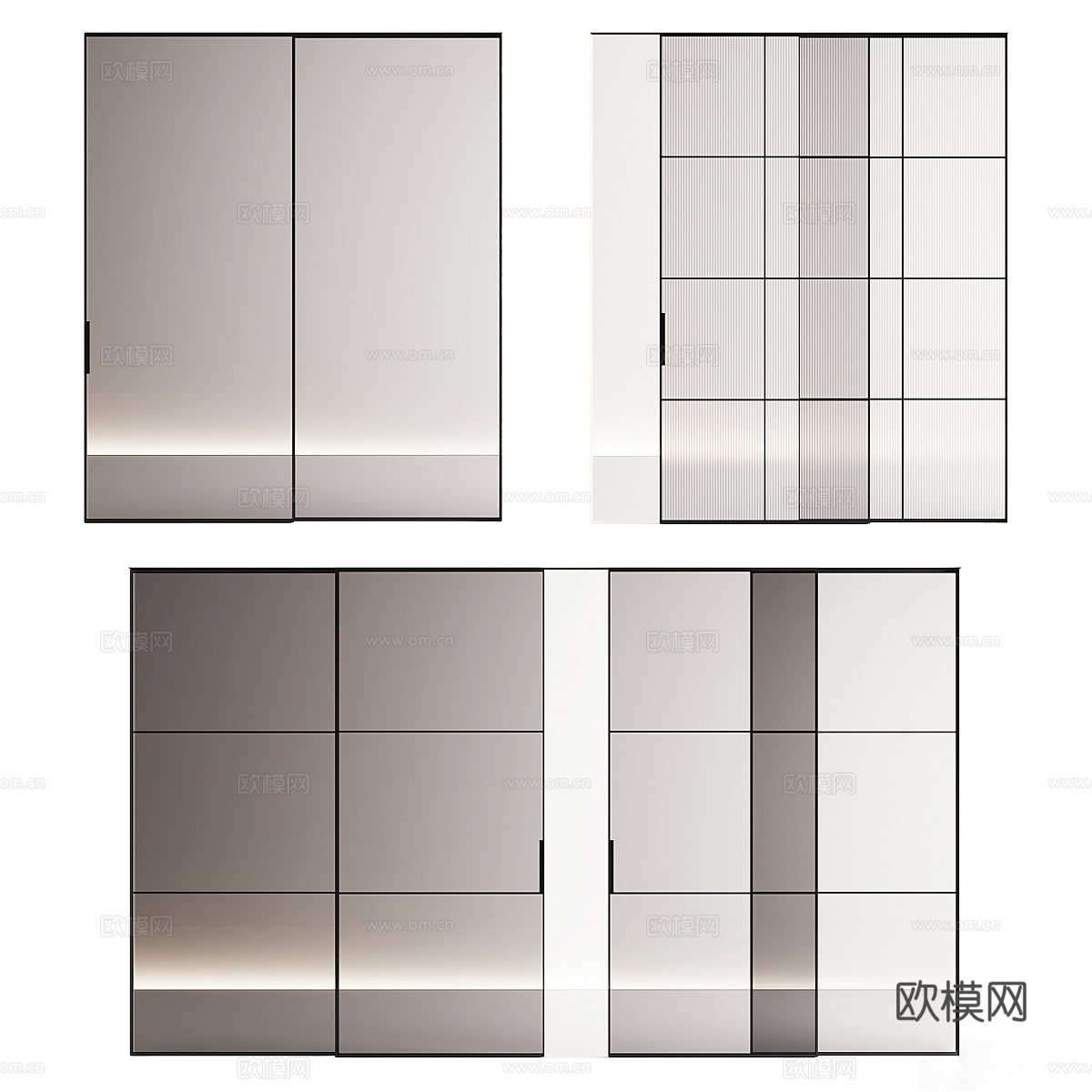 平开窗3d模型