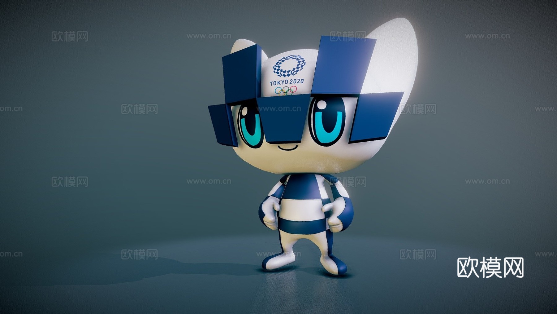东京奥运会-吉祥物未来永远3d模型