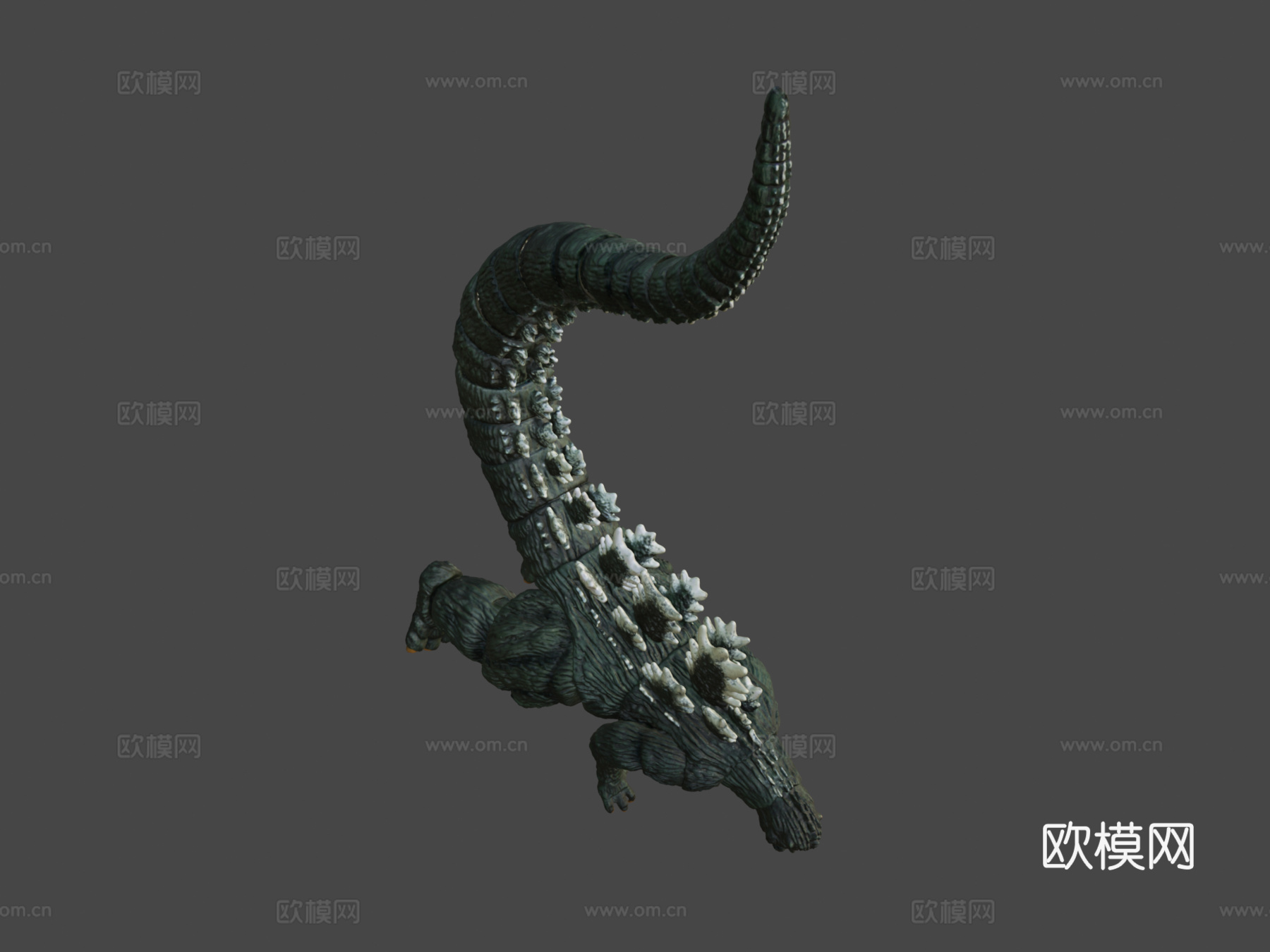 年哥斯拉雕像3D扫描3d模型