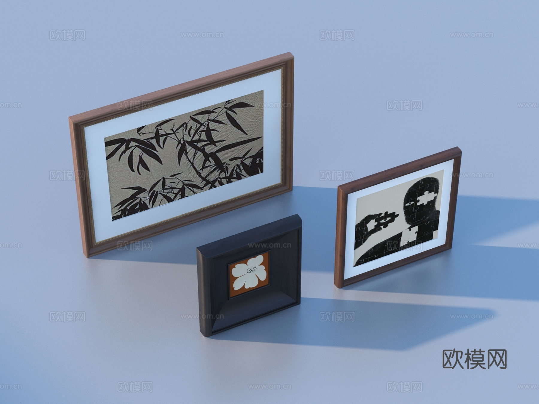 装饰画 挂画 相框3d模型